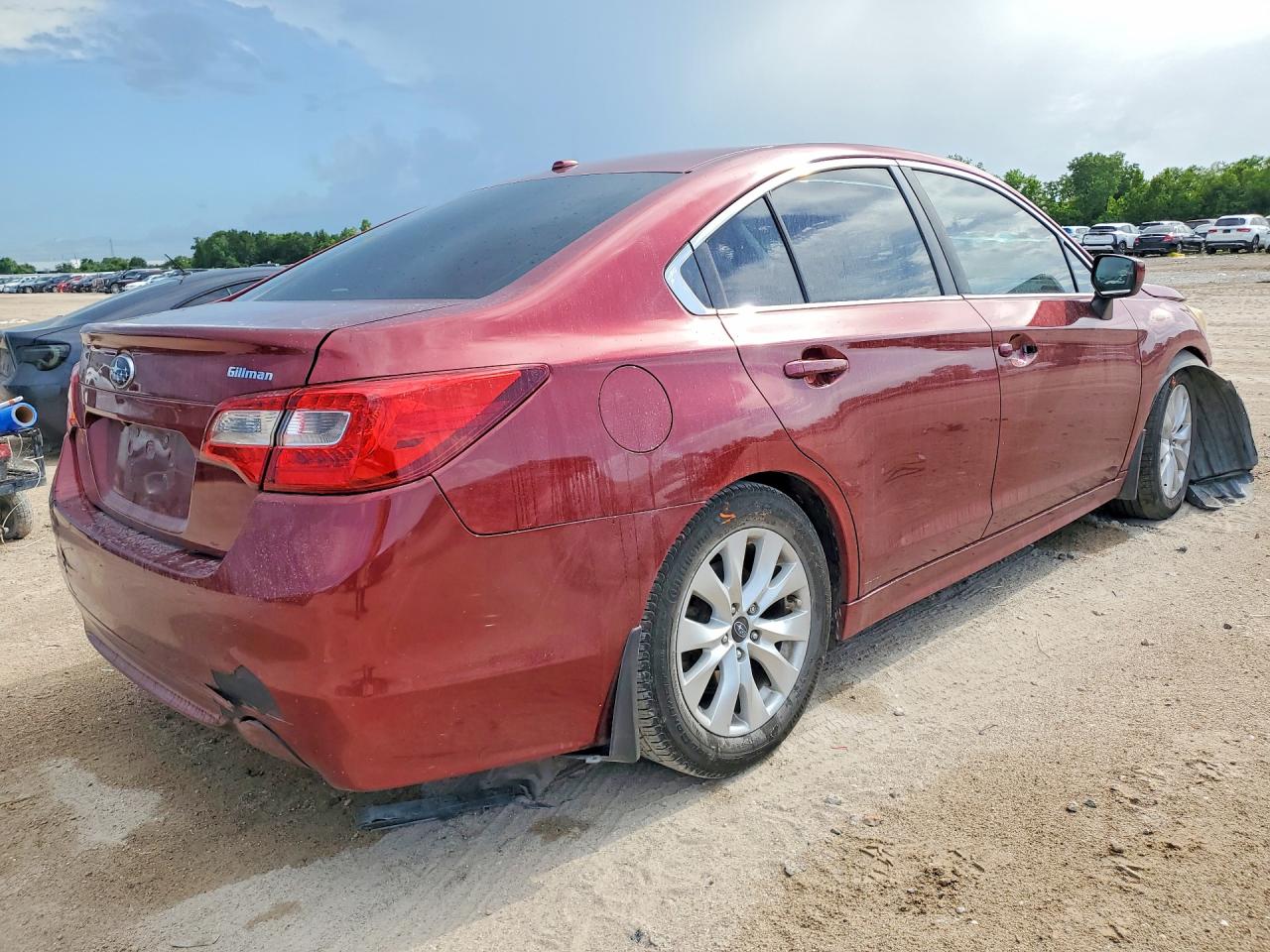 2015 Subaru Legacy 2.5i Premium Burgundy vin: 4S3BNBC68F3027038