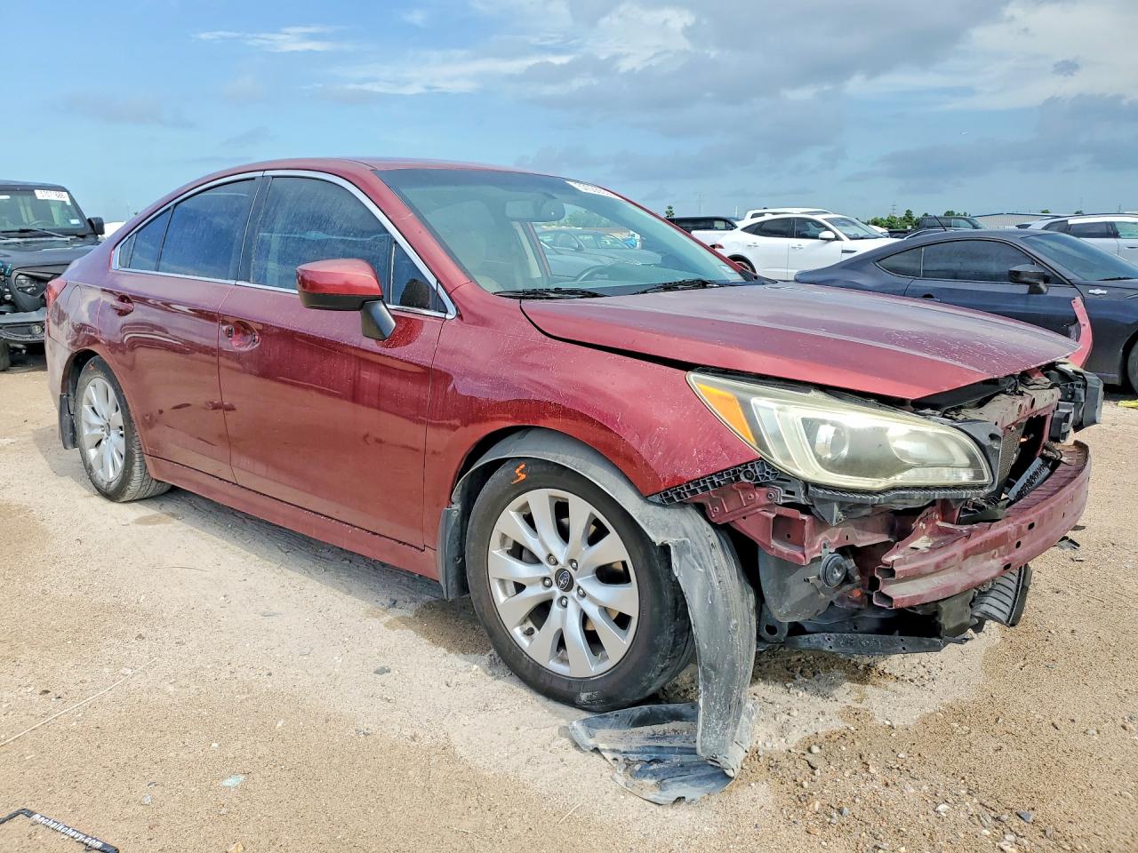 2015 Subaru Legacy 2.5i Premium Burgundy vin: 4S3BNBC68F3027038