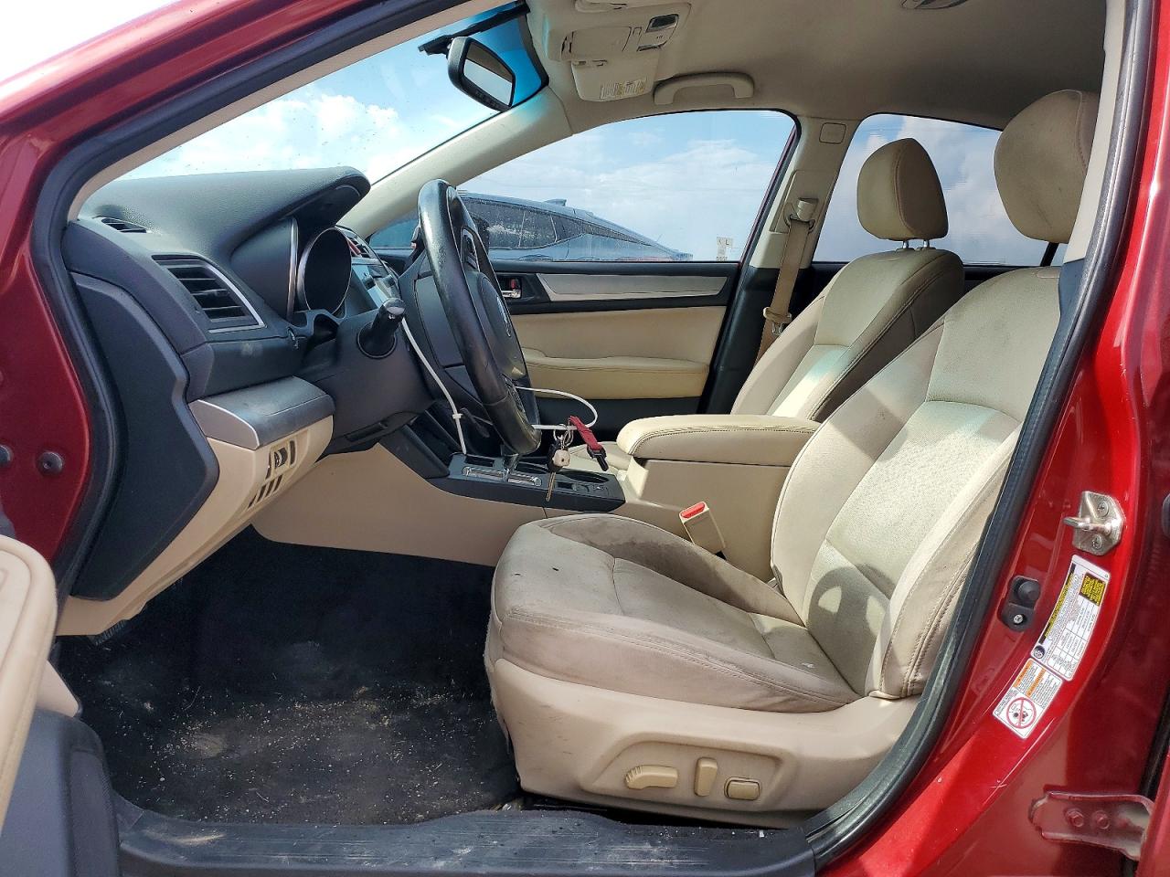 2015 Subaru Legacy 2.5i Premium Burgundy vin: 4S3BNBC68F3027038
