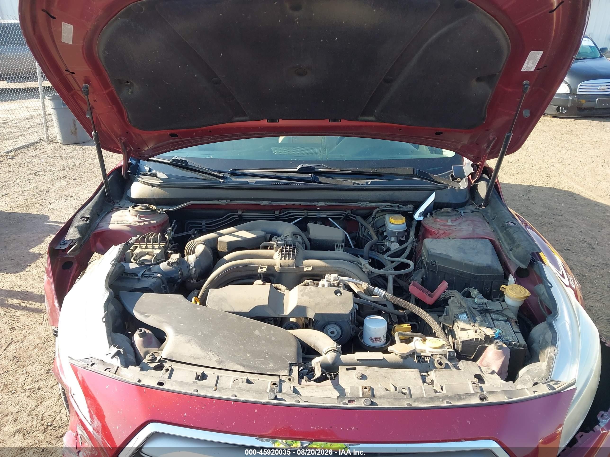 2015 Subaru Legacy 2.5i Premium Темно-бордовый vin: 4S3BNBC69F3030837