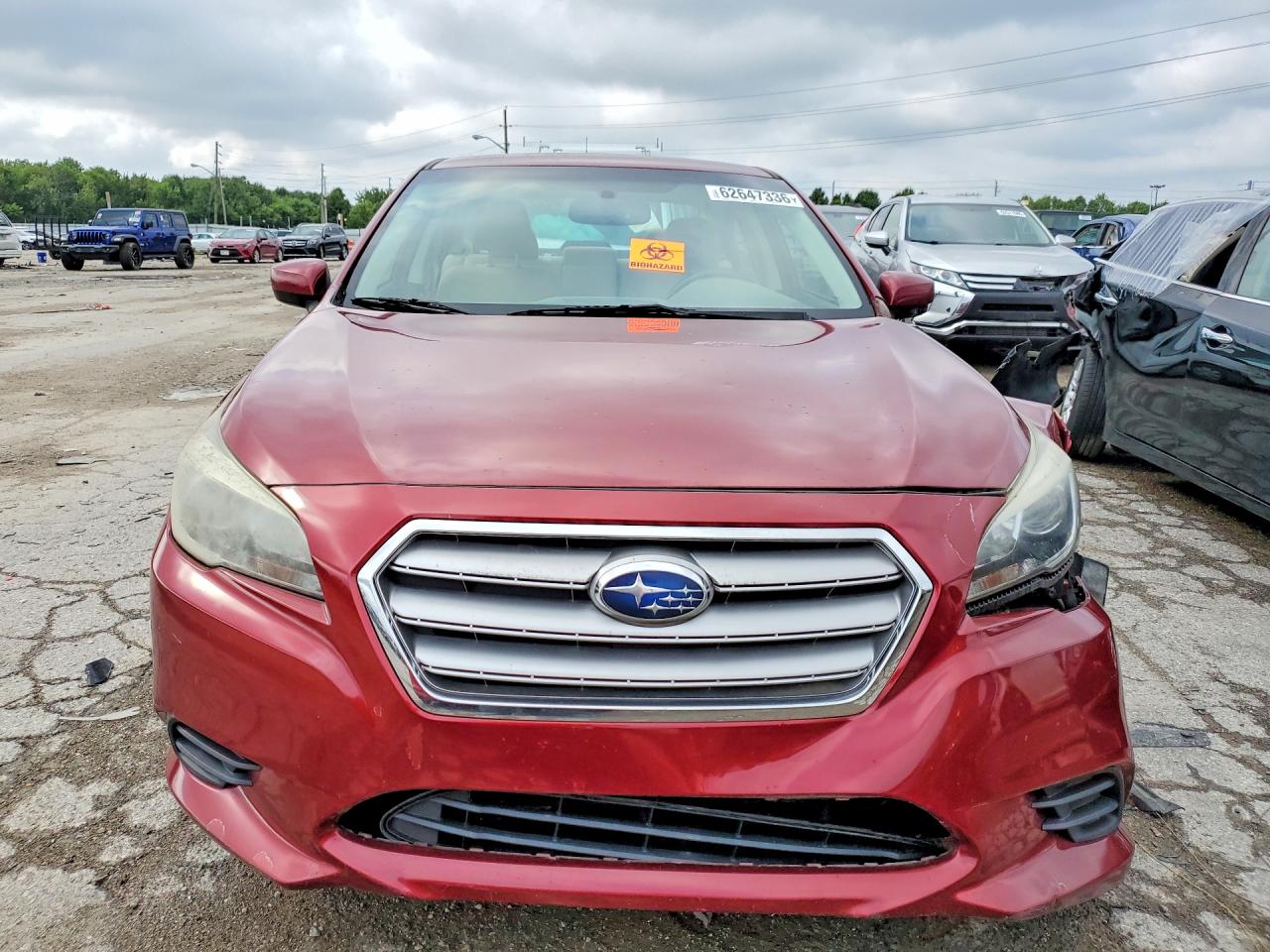 2015 Subaru Legacy 2.5i Premium Red vin: 4S3BNBC6XF3039093