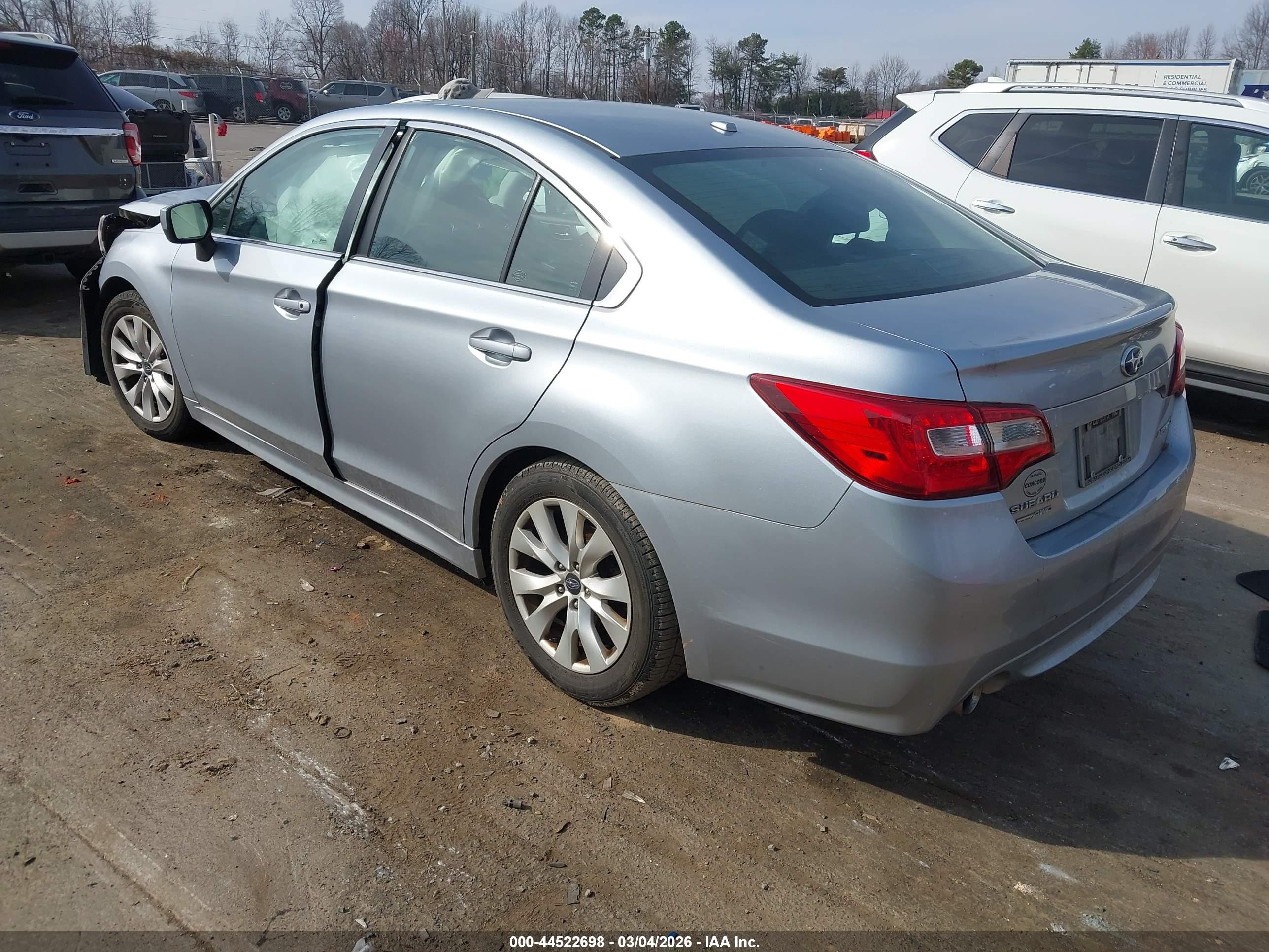2015 Subaru Legacy 2.5i Premium Blue vin: 4S3BNBC6XF3050434