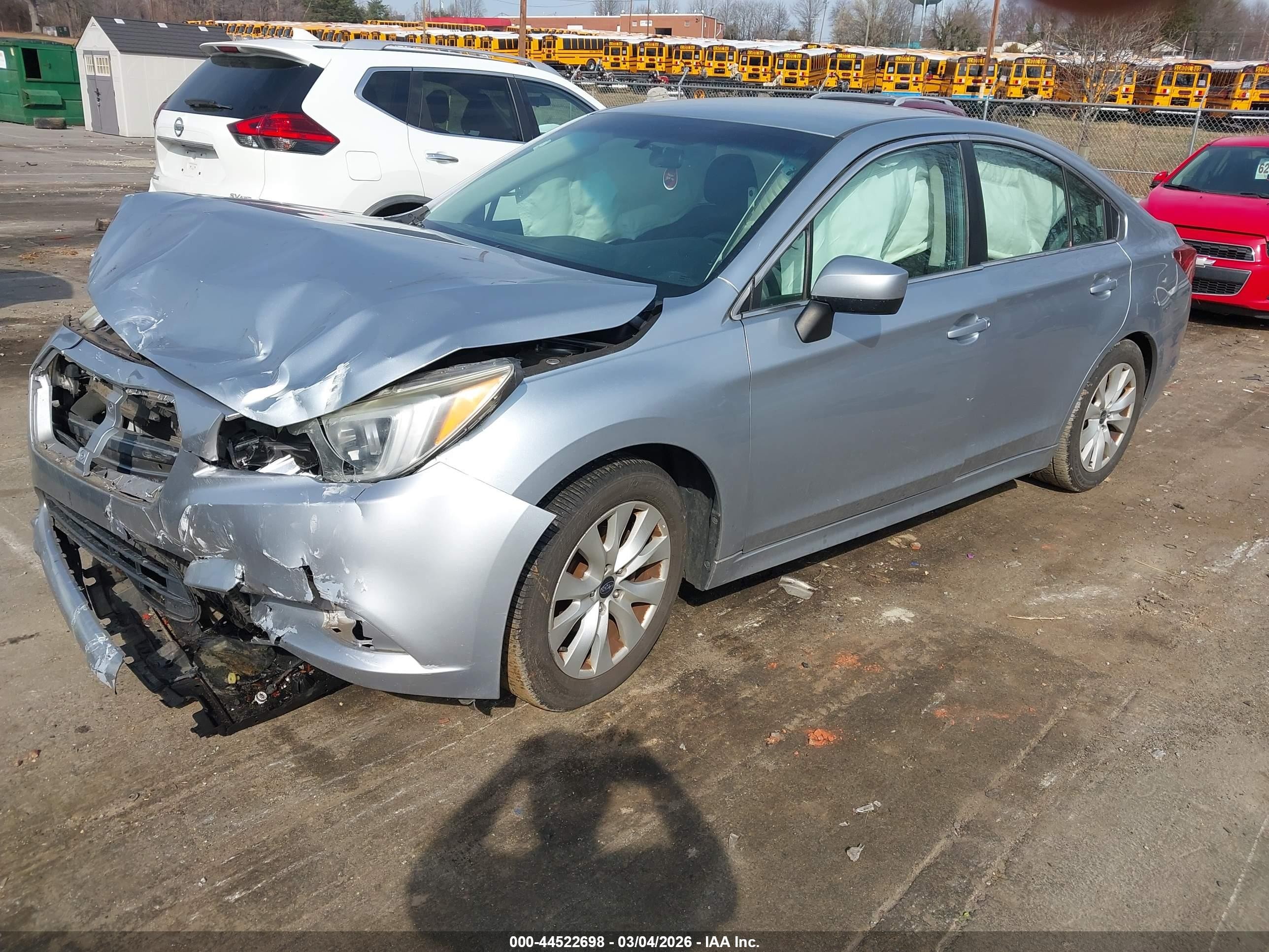 2015 Subaru Legacy 2.5i Premium Blue vin: 4S3BNBC6XF3050434