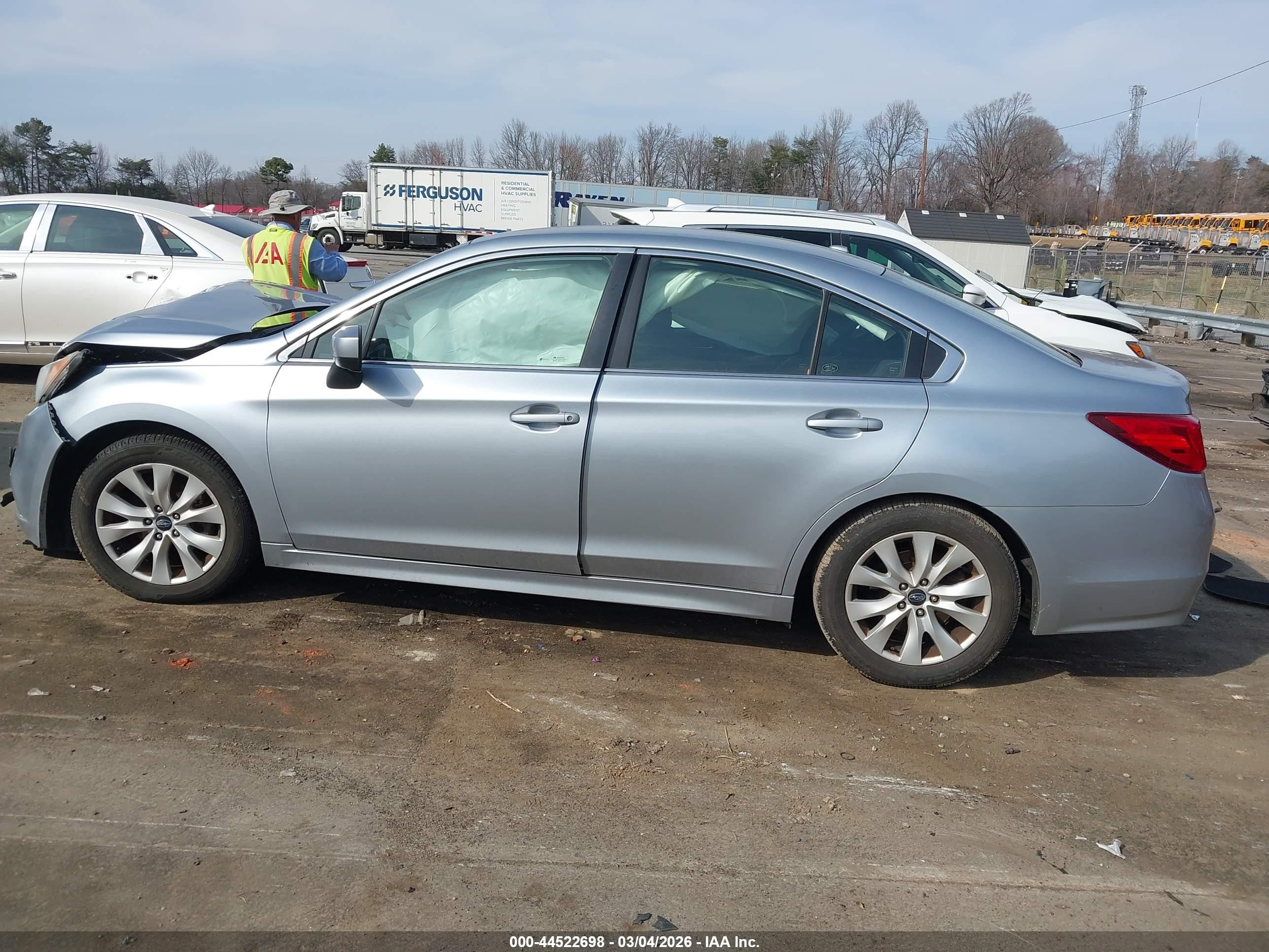 2015 Subaru Legacy 2.5i Premium Blue vin: 4S3BNBC6XF3050434