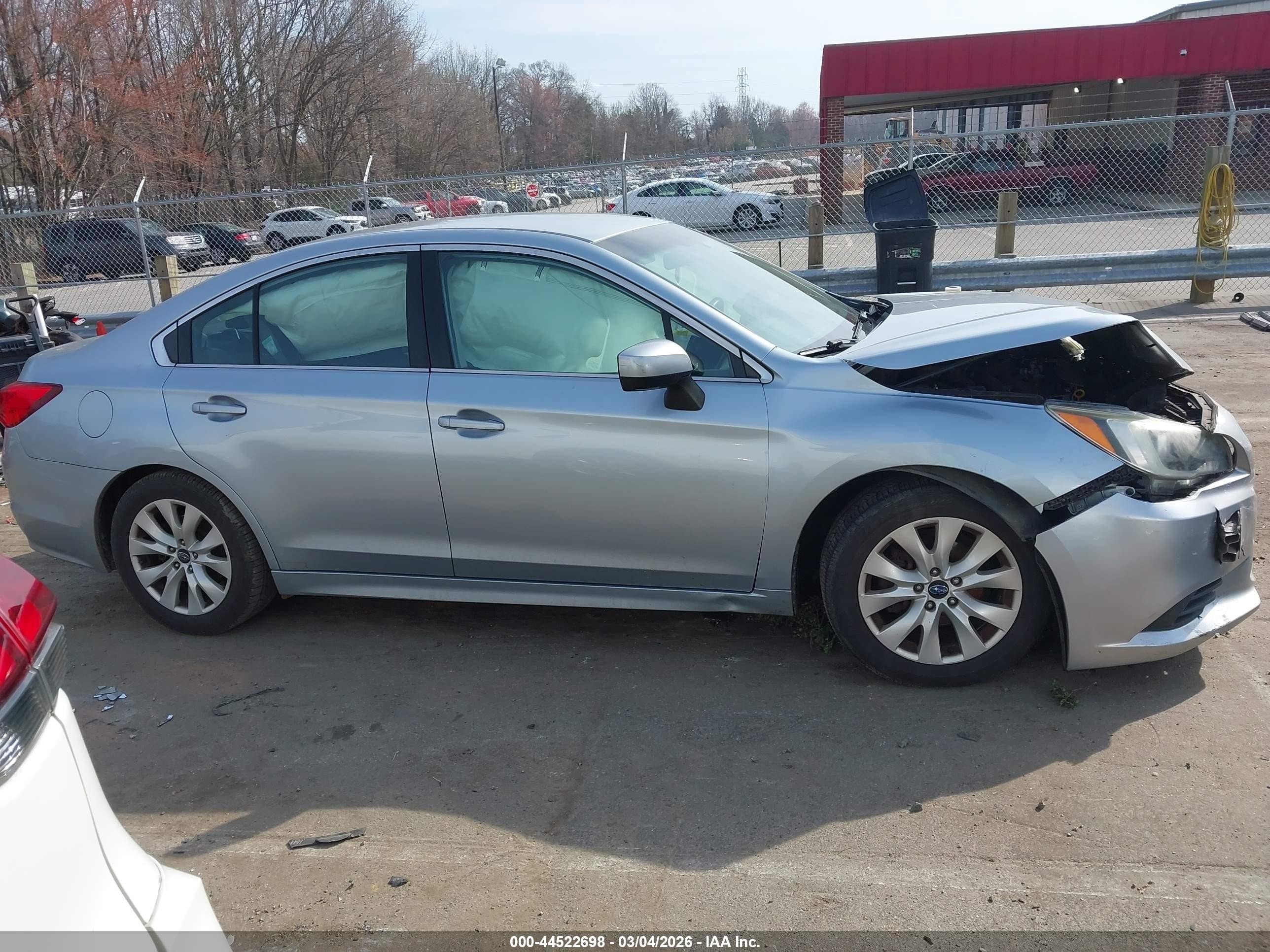 2015 Subaru Legacy 2.5i Premium Blue vin: 4S3BNBC6XF3050434