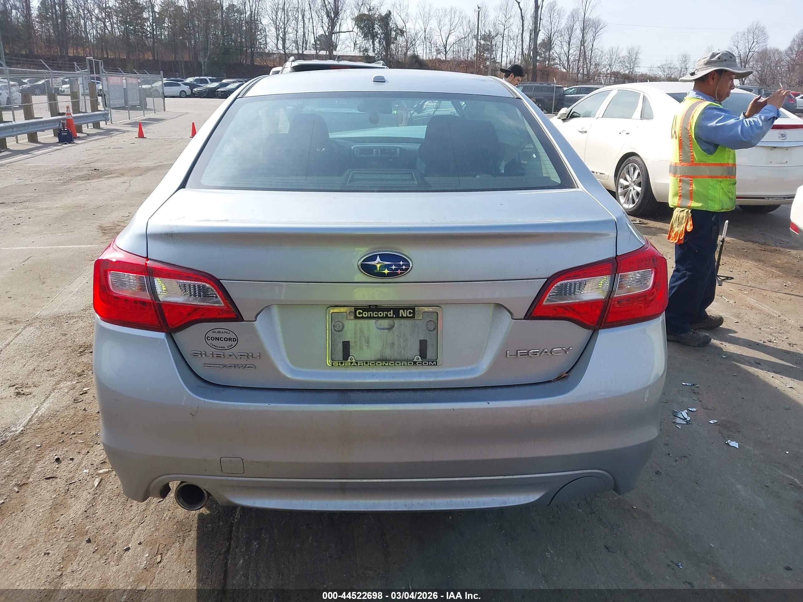 2015 Subaru Legacy 2.5i Premium Blue vin: 4S3BNBC6XF3050434