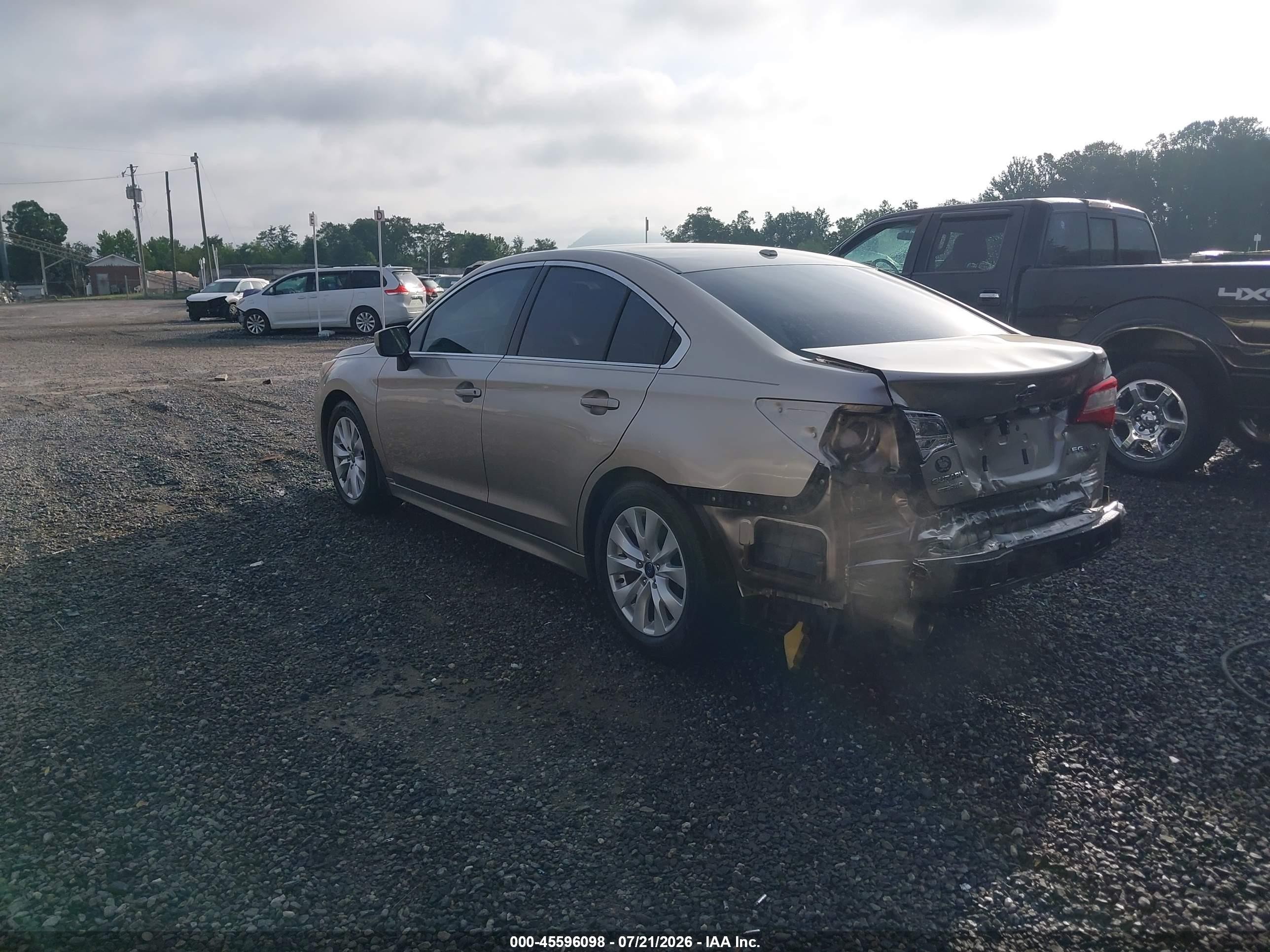 2015 Subaru Legacy 2.5i Premium Champagne vin: 4S3BNBD63F3040066