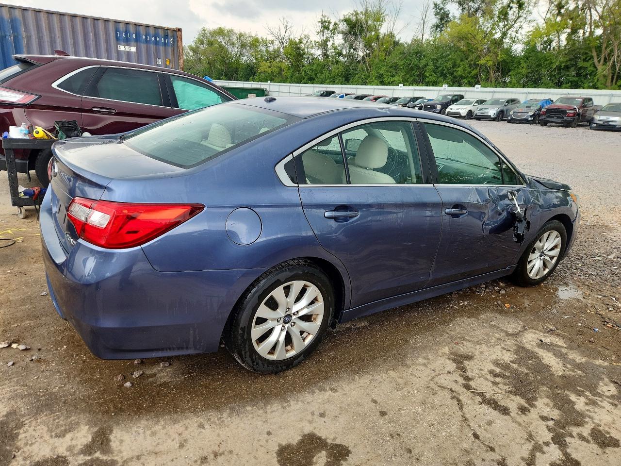 2015 Subaru Legacy 2.5i Premium Blue vin: 4S3BNBD64F3003527