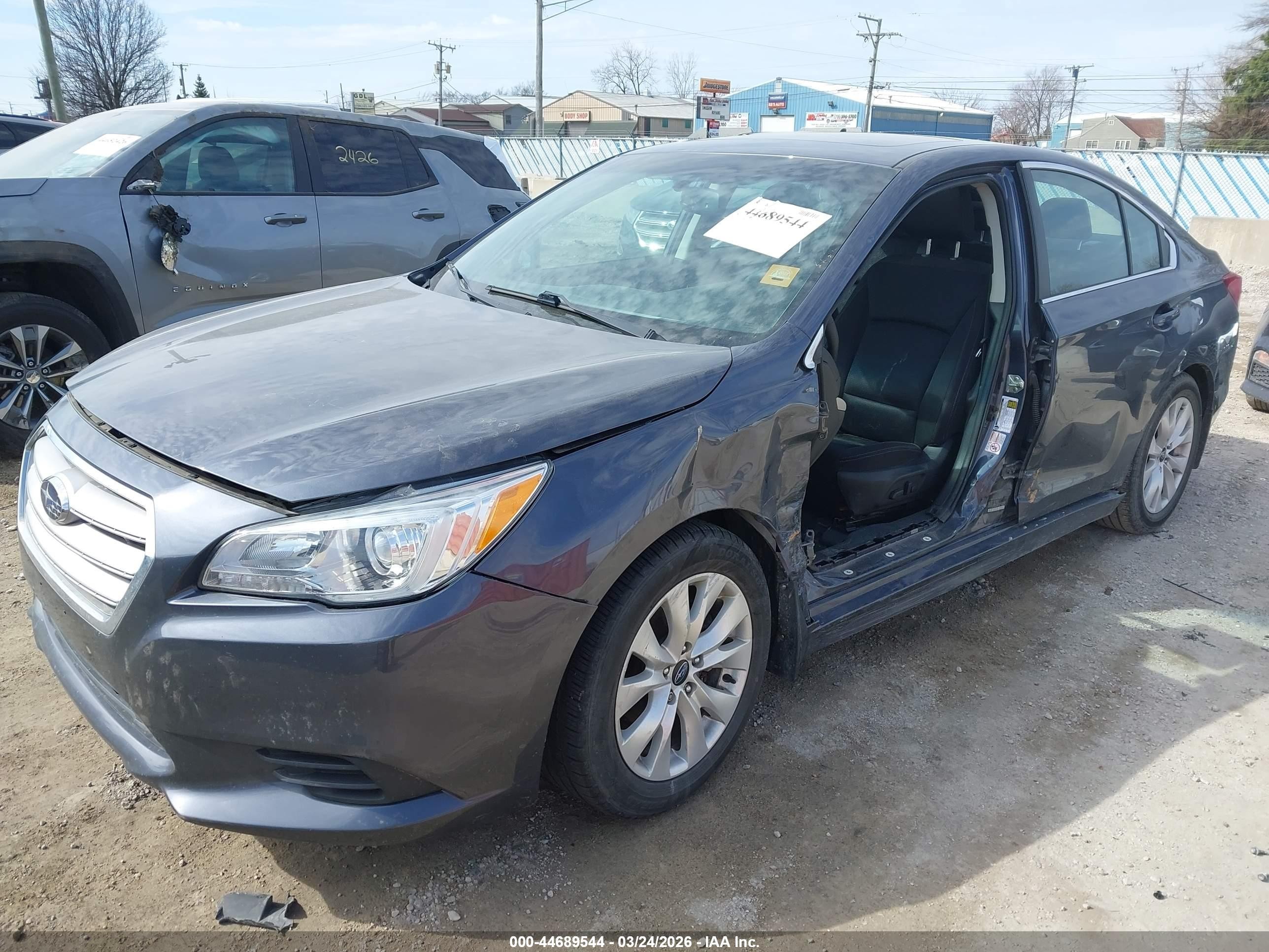 2015 Subaru Legacy 2.5i Premium Gray vin: 4S3BNBE62F3015660