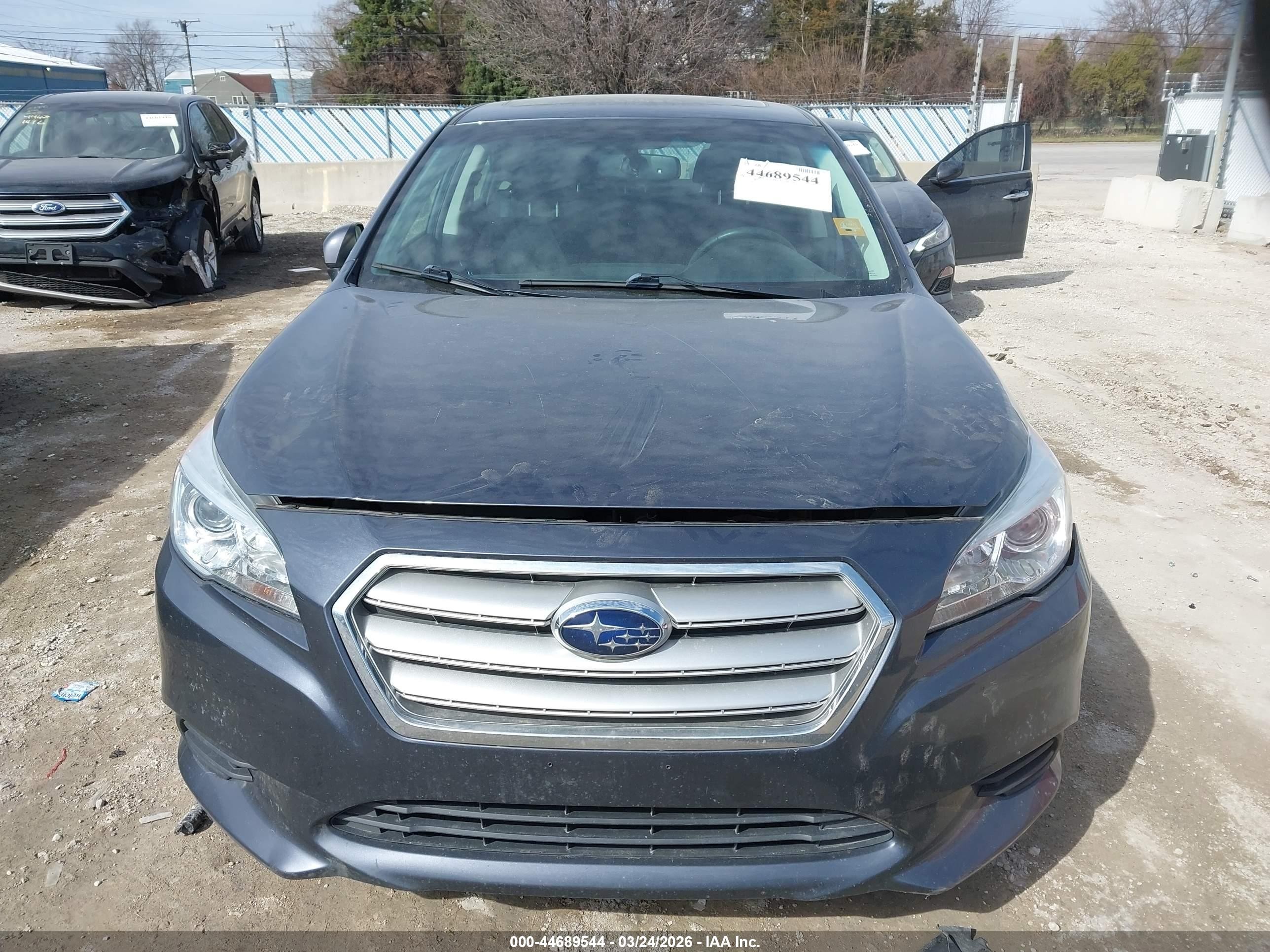 2015 Subaru Legacy 2.5i Premium Gray vin: 4S3BNBE62F3015660