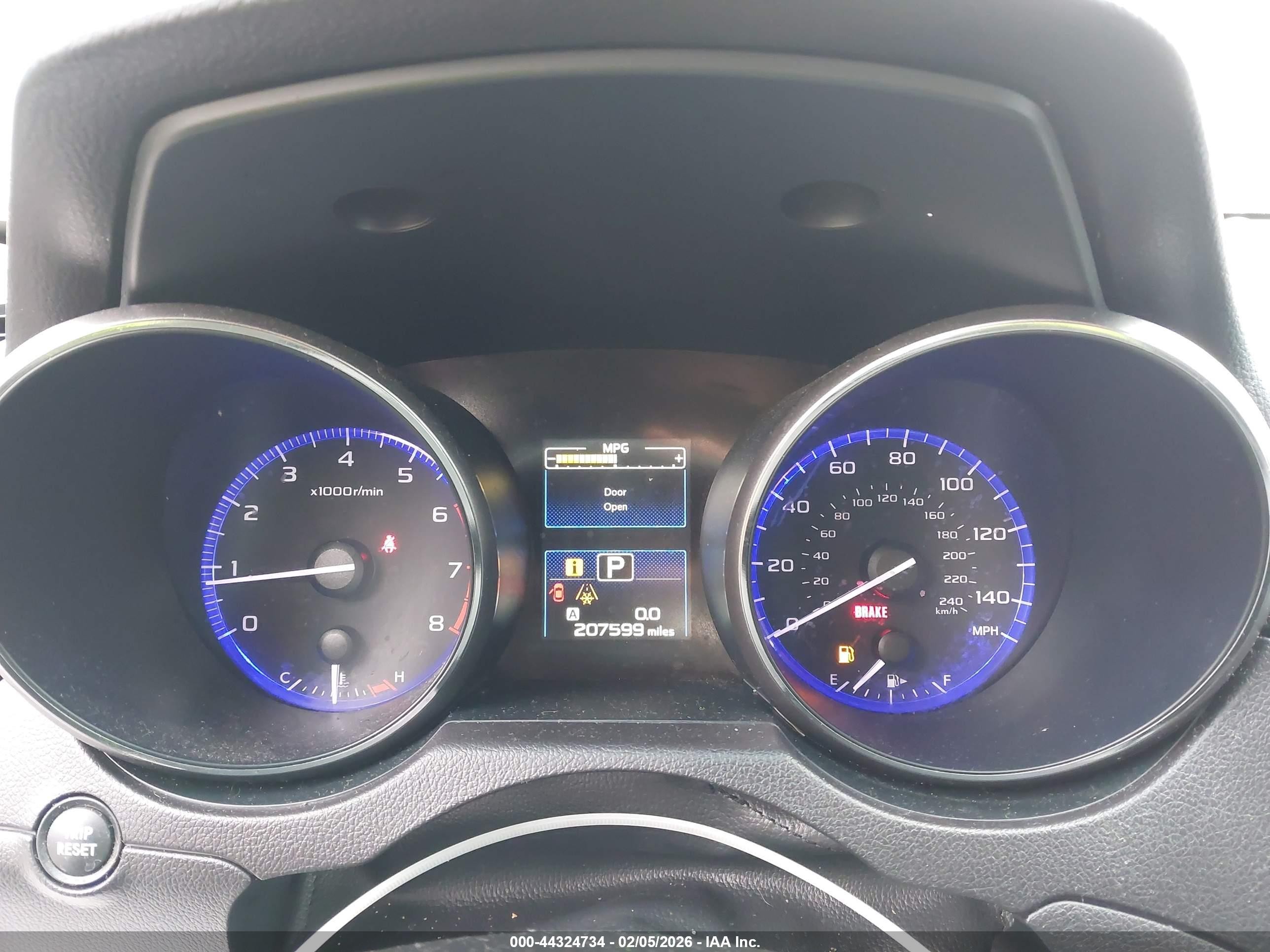 2016 Subaru Legacy 2.5i Premium Серый vin: 4S3BNBE62G3019161