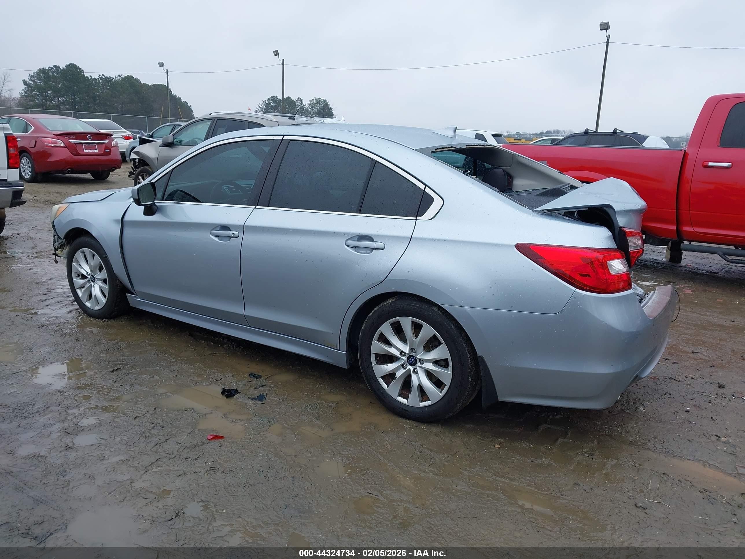 2016 Subaru Legacy 2.5i Premium Серый vin: 4S3BNBE62G3019161