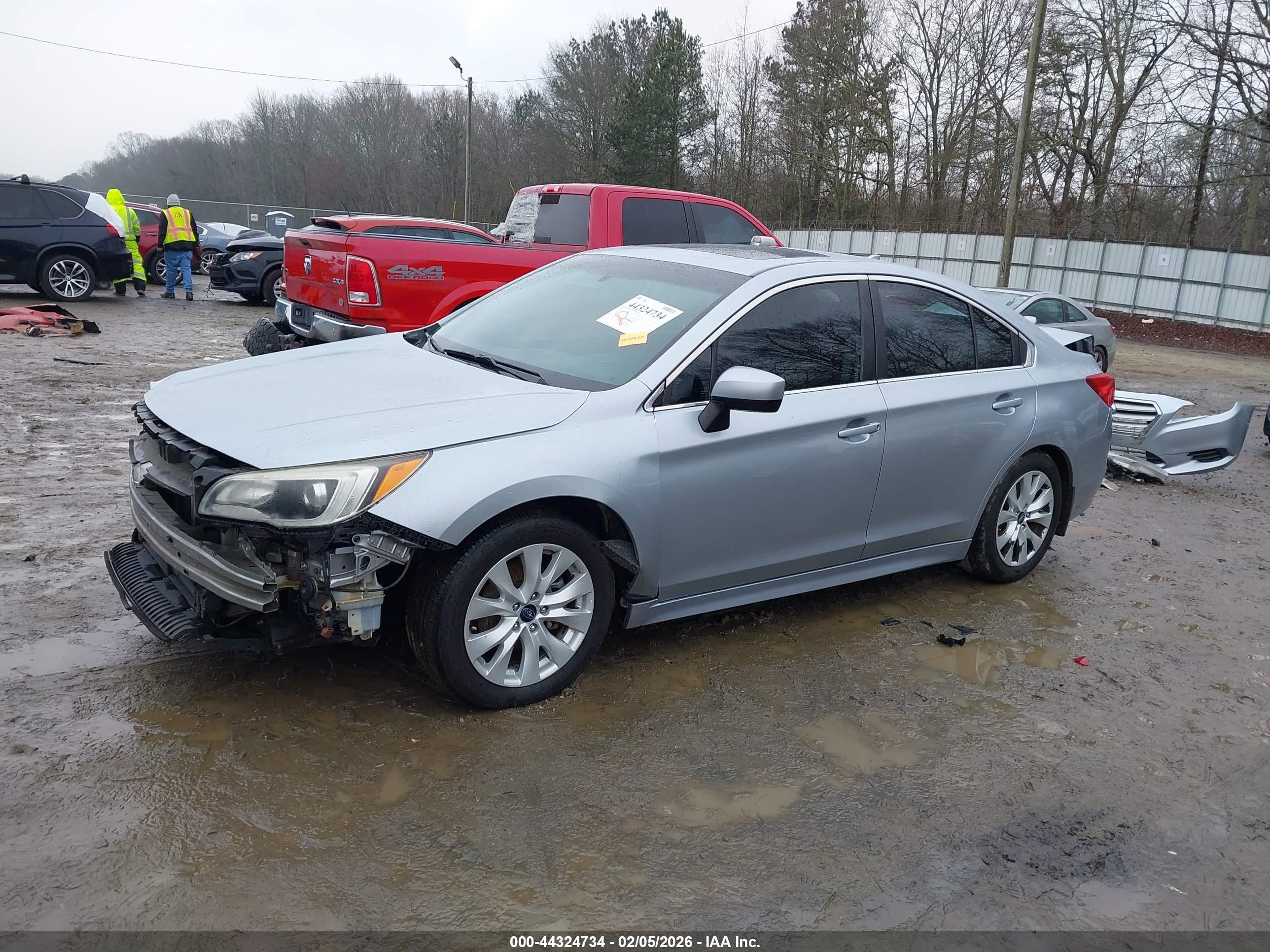 2016 Subaru Legacy 2.5i Premium Серый vin: 4S3BNBE62G3019161