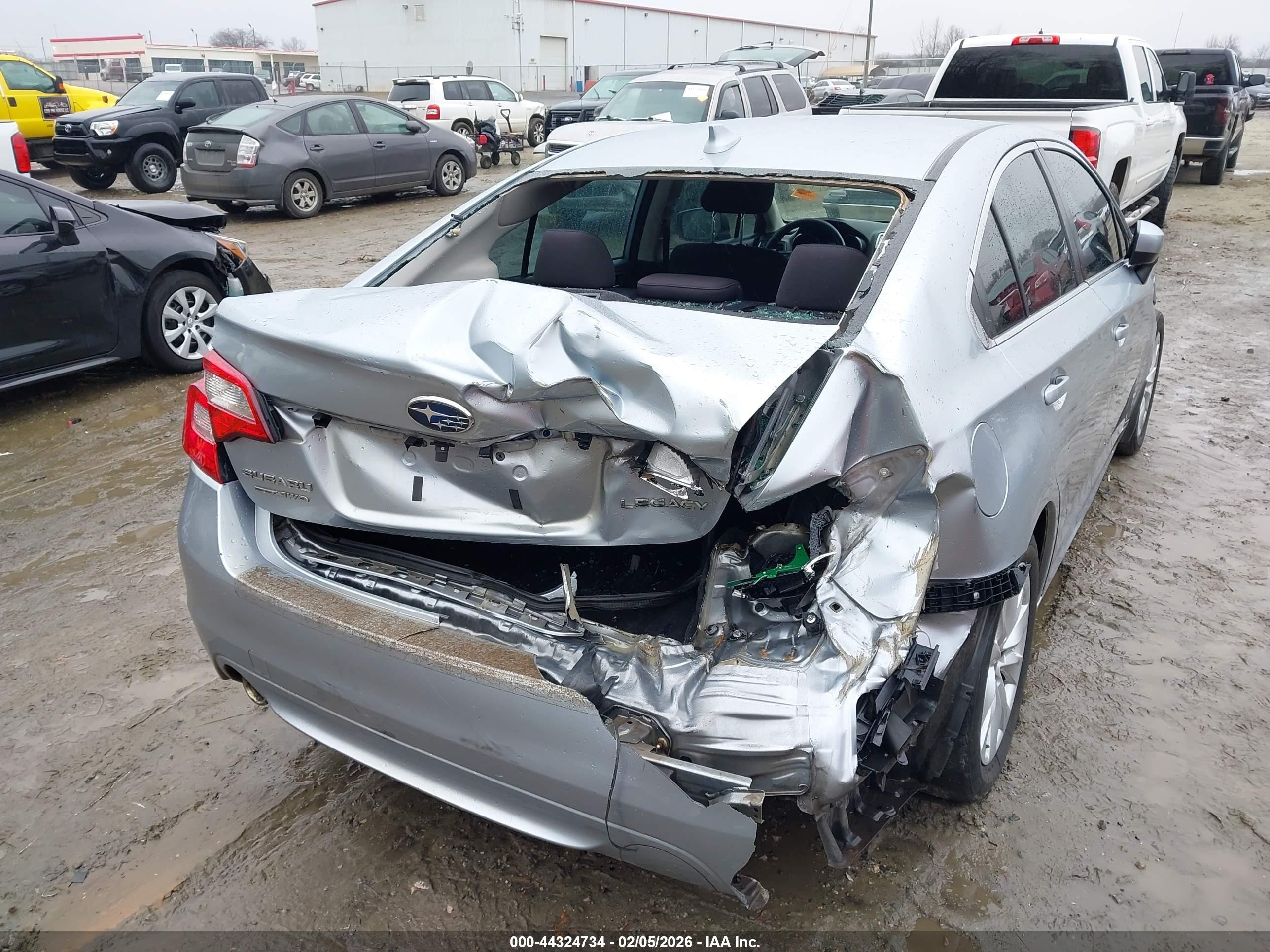 2016 Subaru Legacy 2.5i Premium Серый vin: 4S3BNBE62G3019161