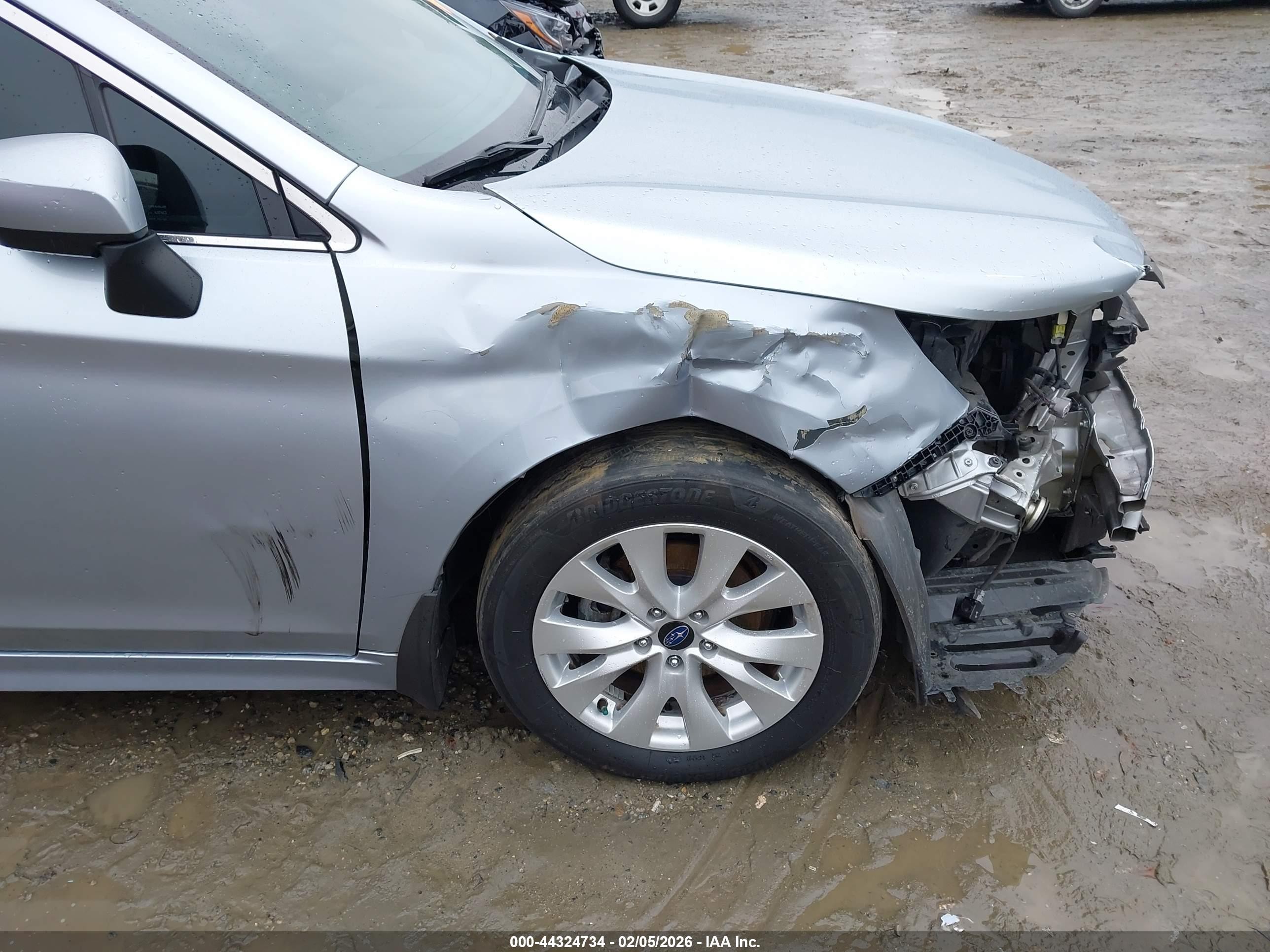 2016 Subaru Legacy 2.5i Premium Серый vin: 4S3BNBE62G3019161