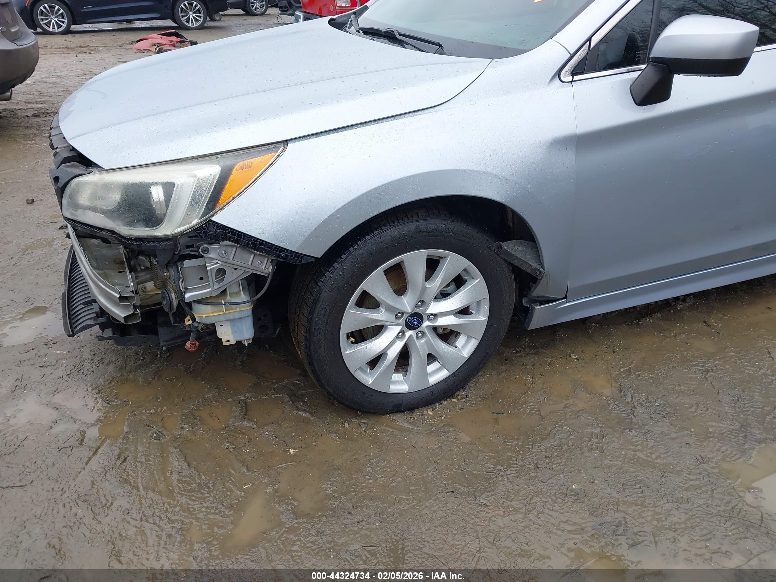 2016 Subaru Legacy 2.5i Premium Серый vin: 4S3BNBE62G3019161