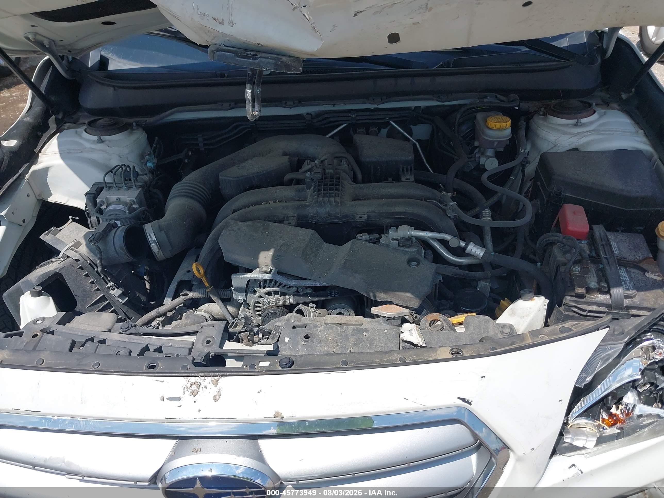 2015 Subaru Legacy 2.5i Premium Белый vin: 4S3BNBE63F3014758