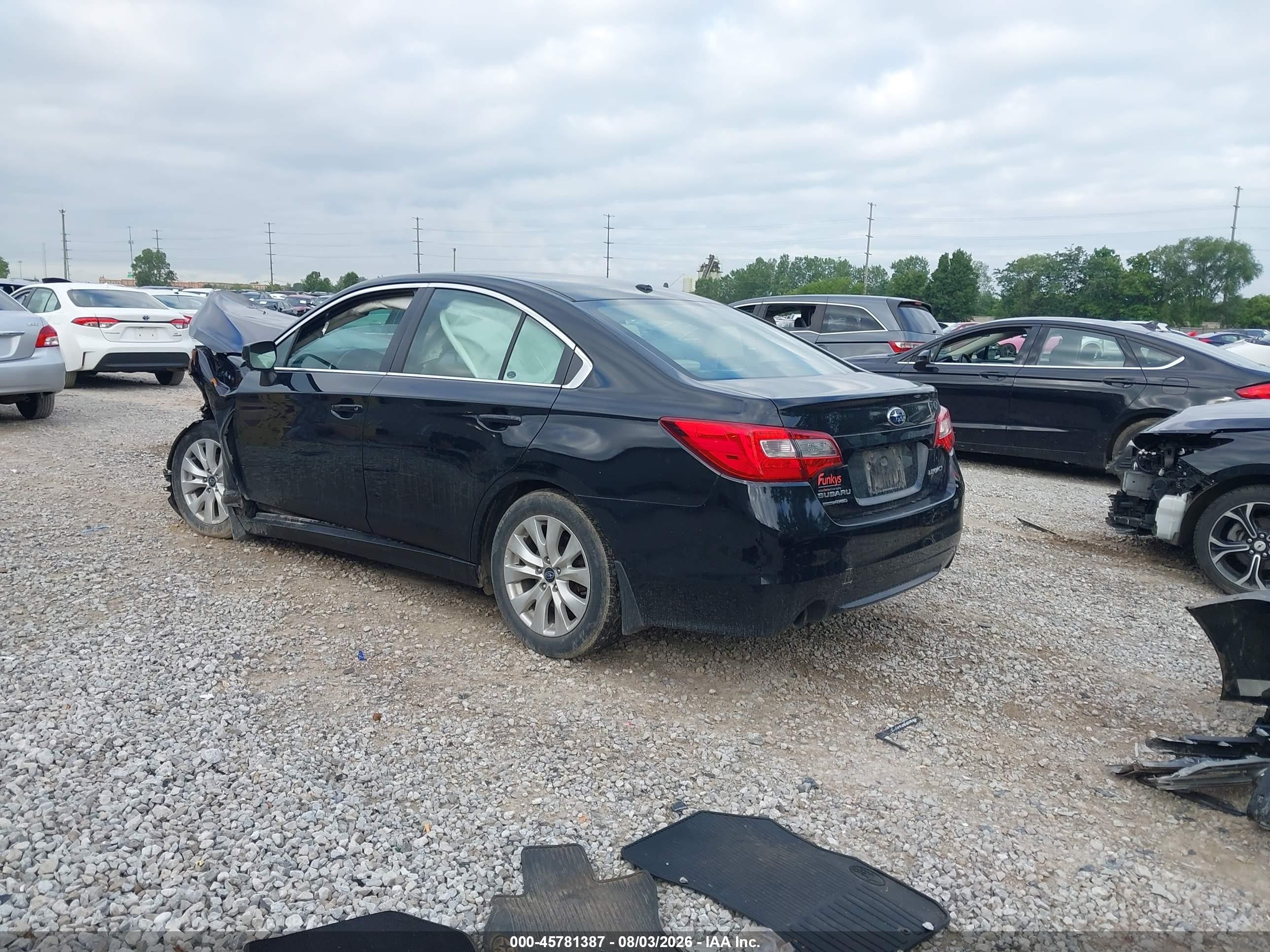 2015 Subaru Legacy 2.5i Premium Black vin: 4S3BNBE65F3017807