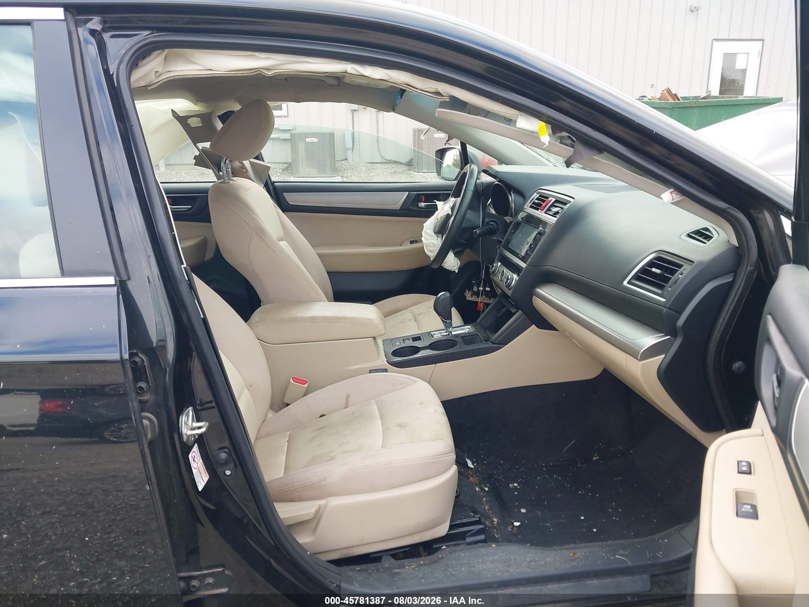 2015 Subaru Legacy 2.5i Premium Black vin: 4S3BNBE65F3017807