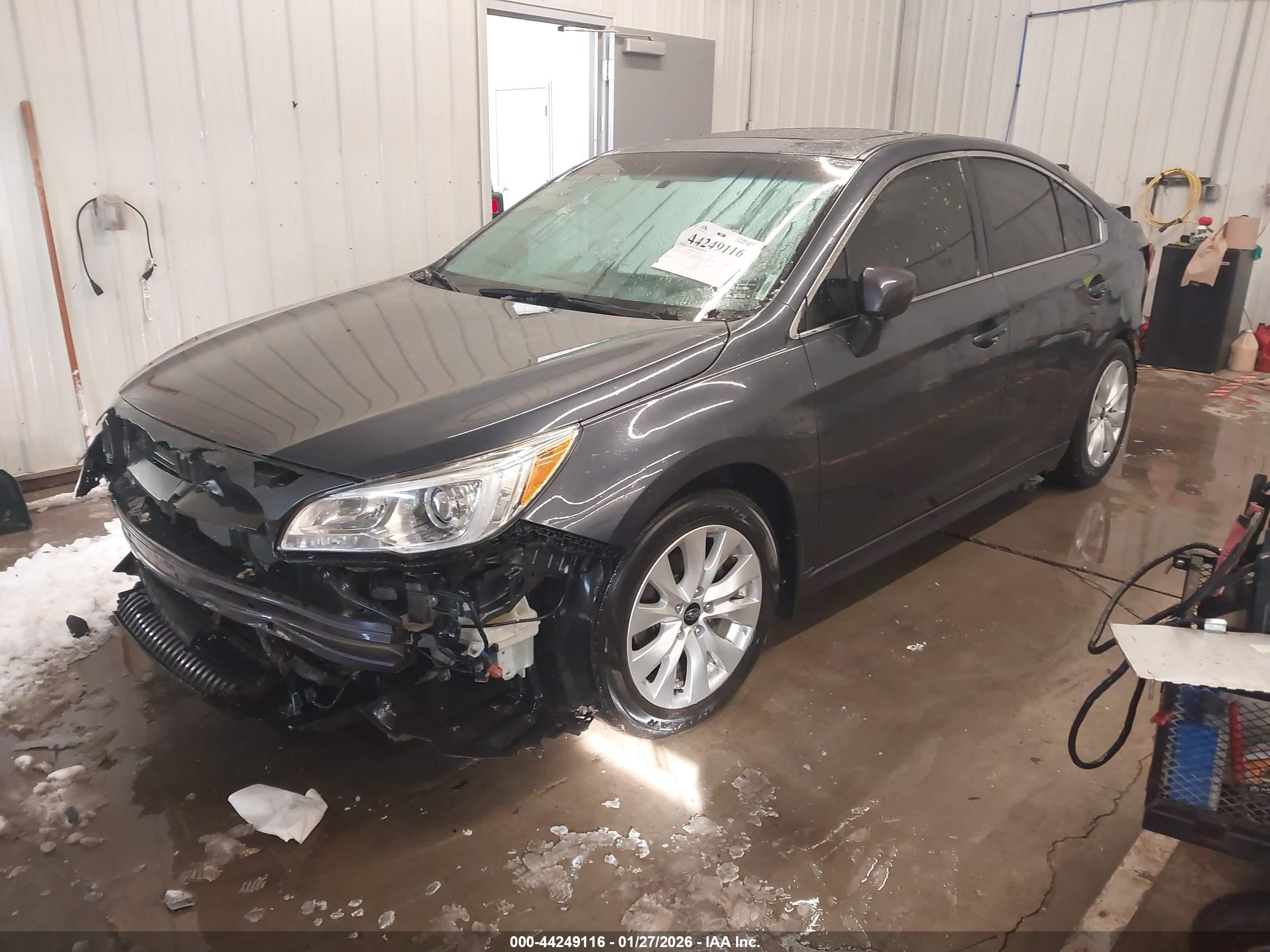2015 Subaru Legacy 2.5i Premium Gray vin: 4S3BNBE67F3005769