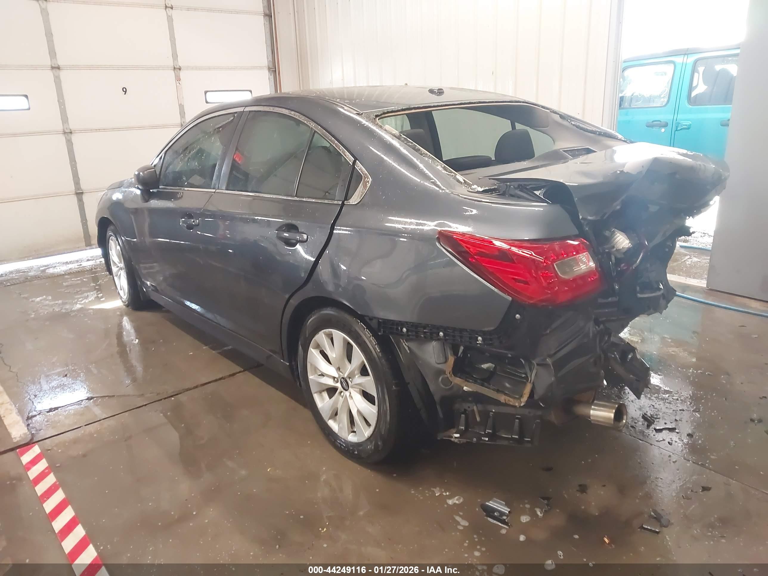 2015 Subaru Legacy 2.5i Premium Gray vin: 4S3BNBE67F3005769