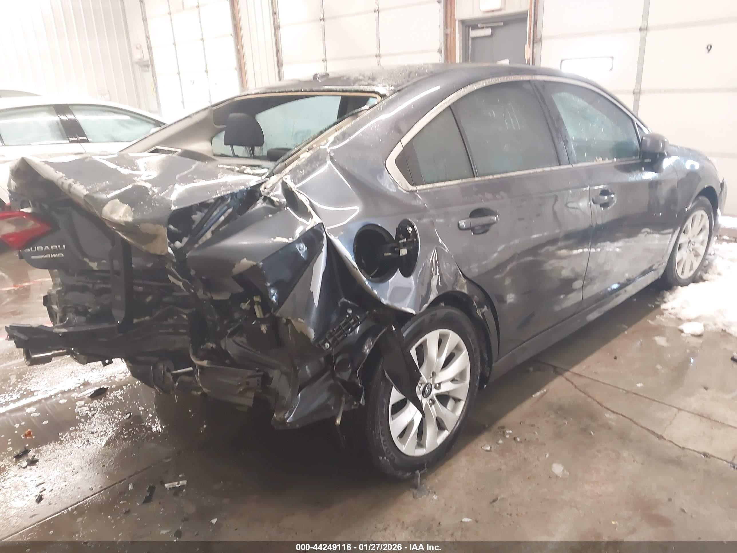 2015 Subaru Legacy 2.5i Premium Gray vin: 4S3BNBE67F3005769