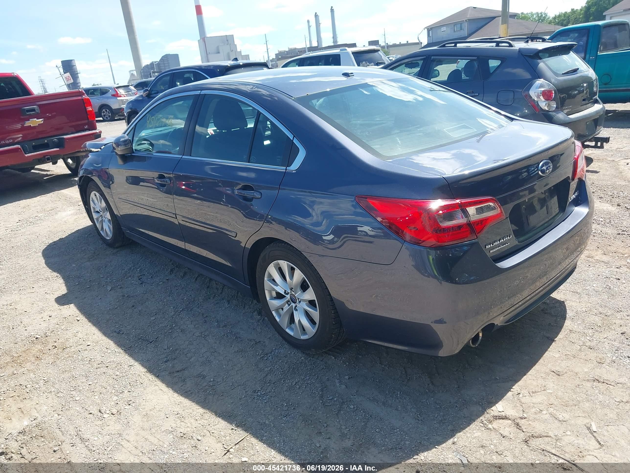 2015 Subaru Legacy 2.5i Premium Gray vin: 4S3BNBF65F3026764