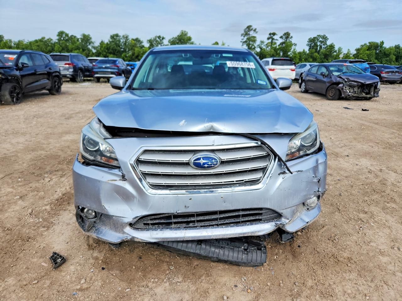 2015 Subaru Legacy 2.5i Premium Silver vin: 4S3BNBF67F3056378