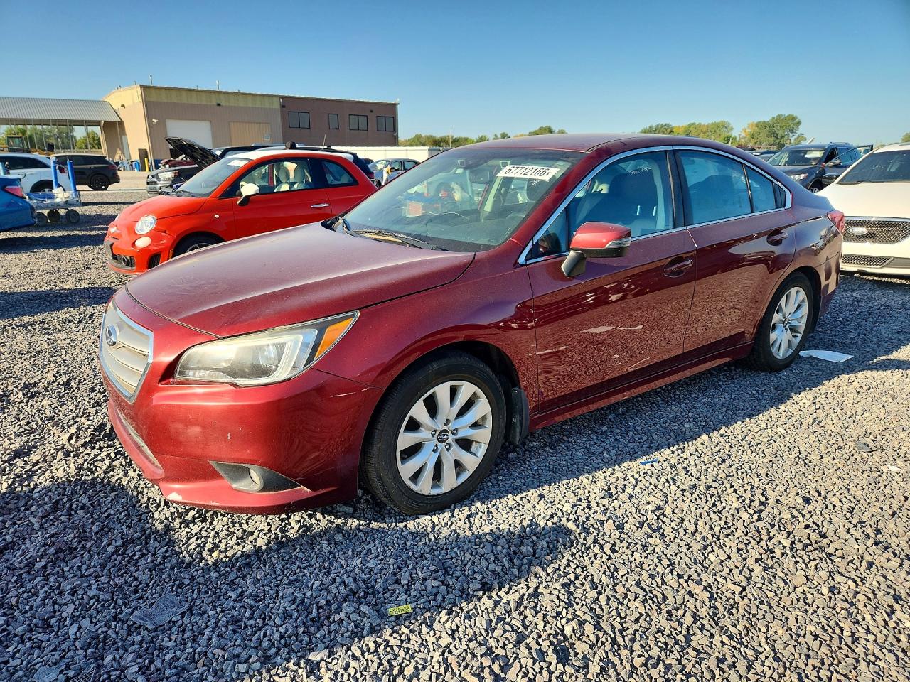 2016 Subaru Legacy 2.5i Premium Red vin: 4S3BNBF67G3034012