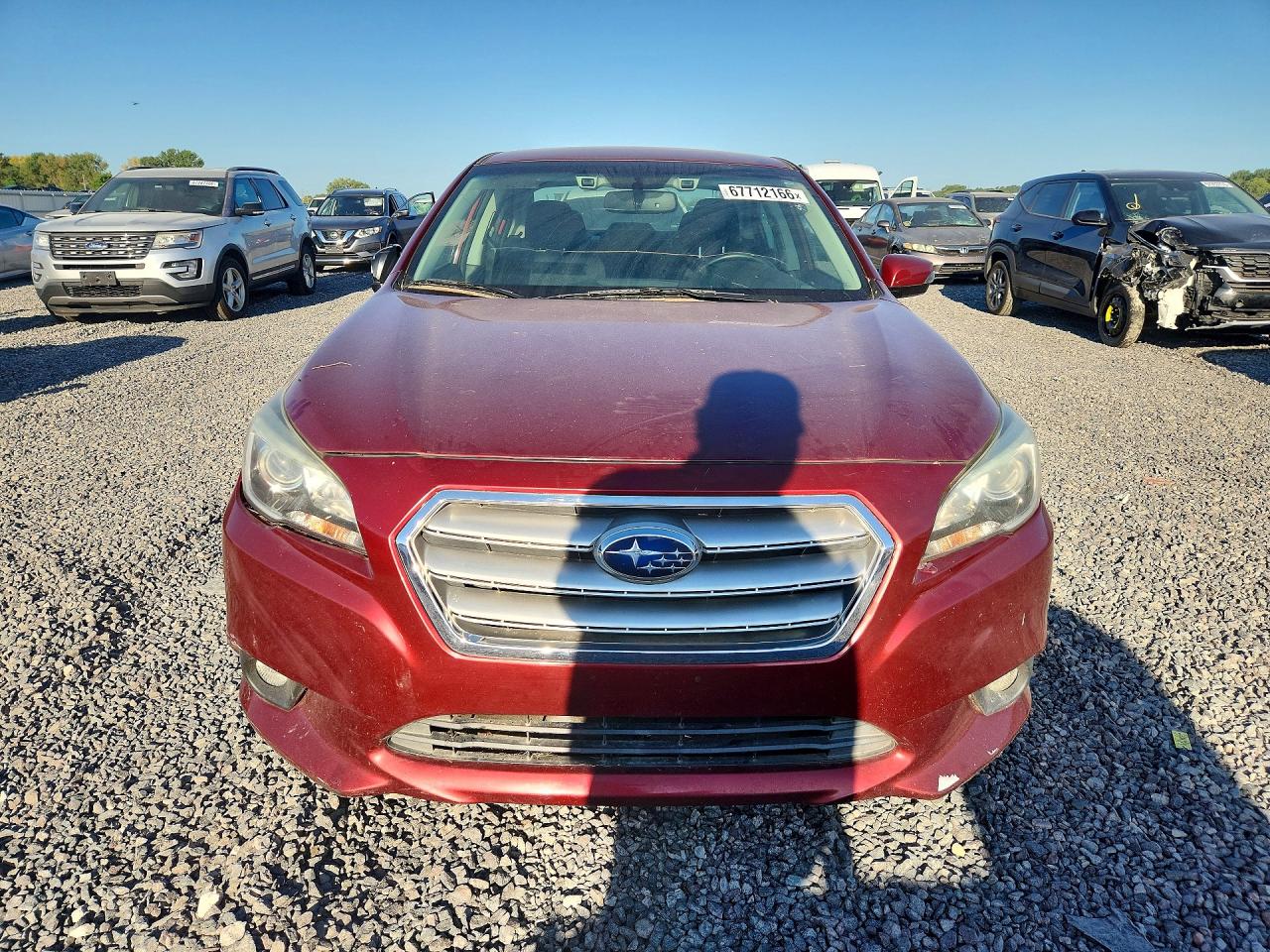 2016 Subaru Legacy 2.5i Premium Red vin: 4S3BNBF67G3034012