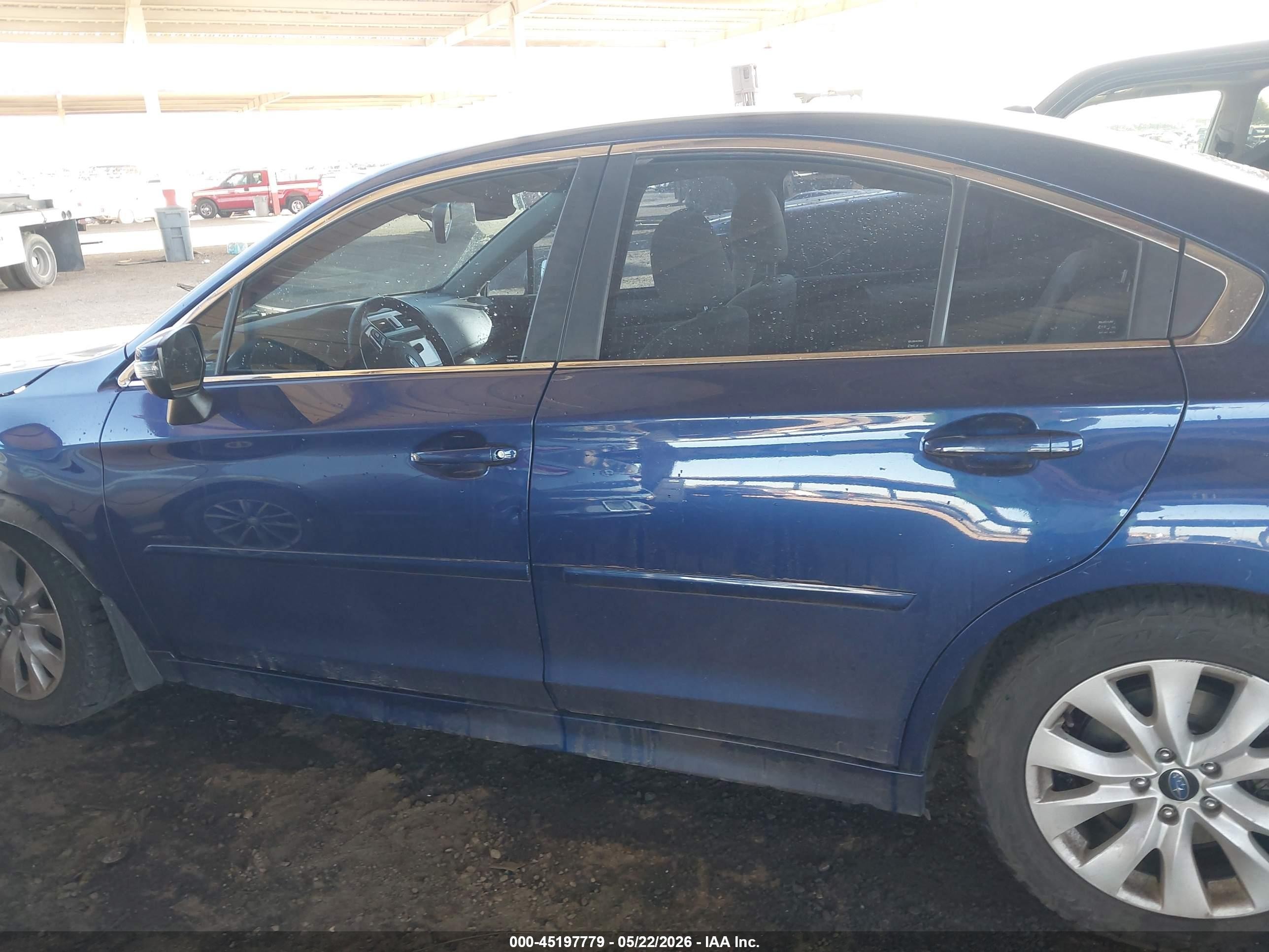2015 Subaru Legacy 2.5i Premium Синий vin: 4S3BNBF68F3072749