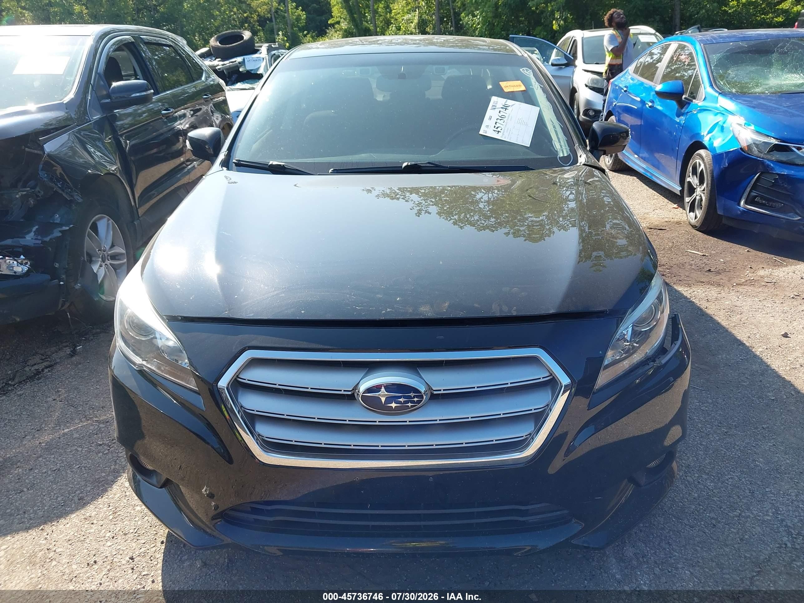 2015 Subaru Legacy 2.5i Premium Черный vin: 4S3BNBH63F3063101