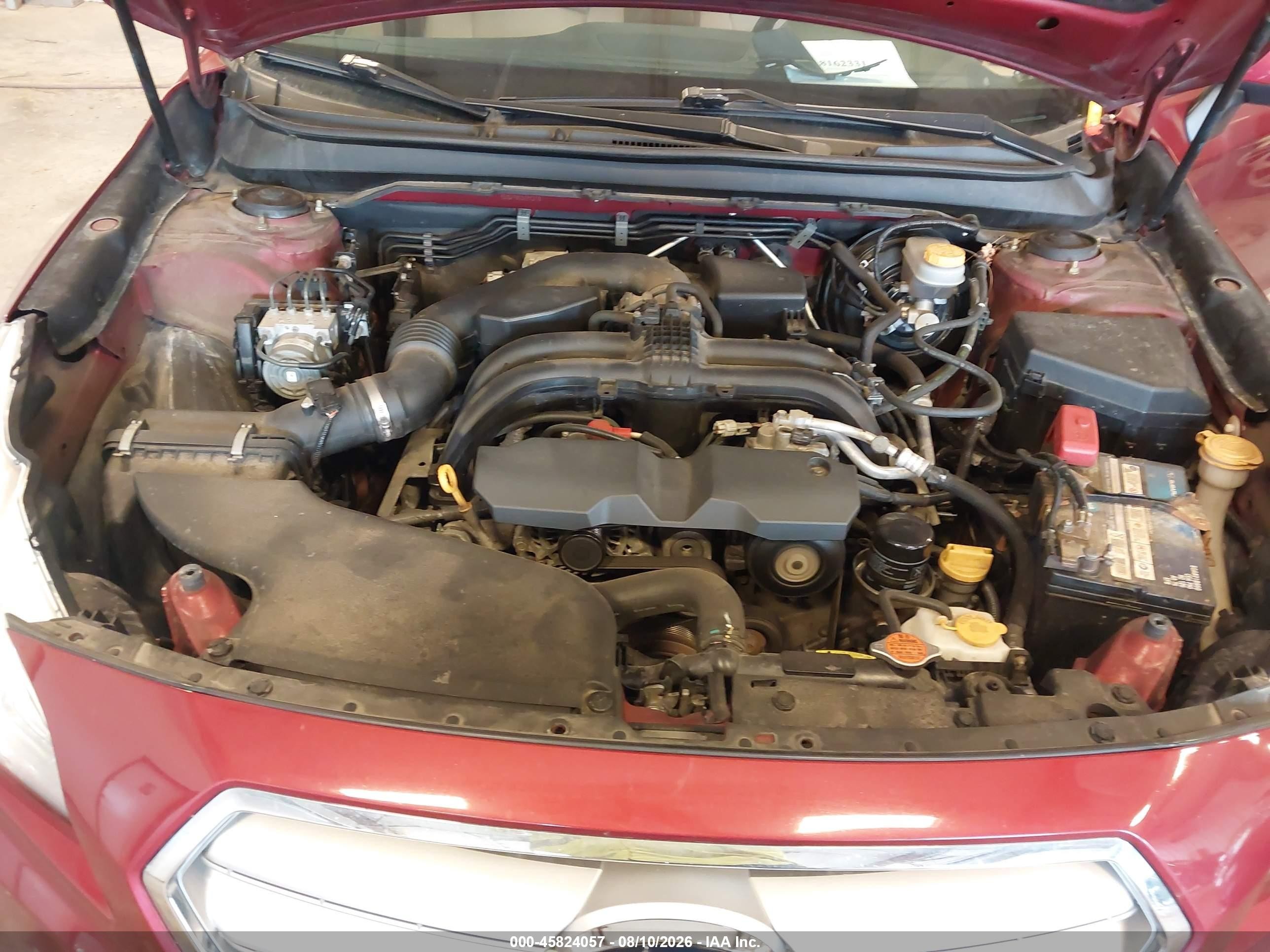 2015 Subaru Legacy 2.5i Premium Red vin: 4S3BNBH67F3034443