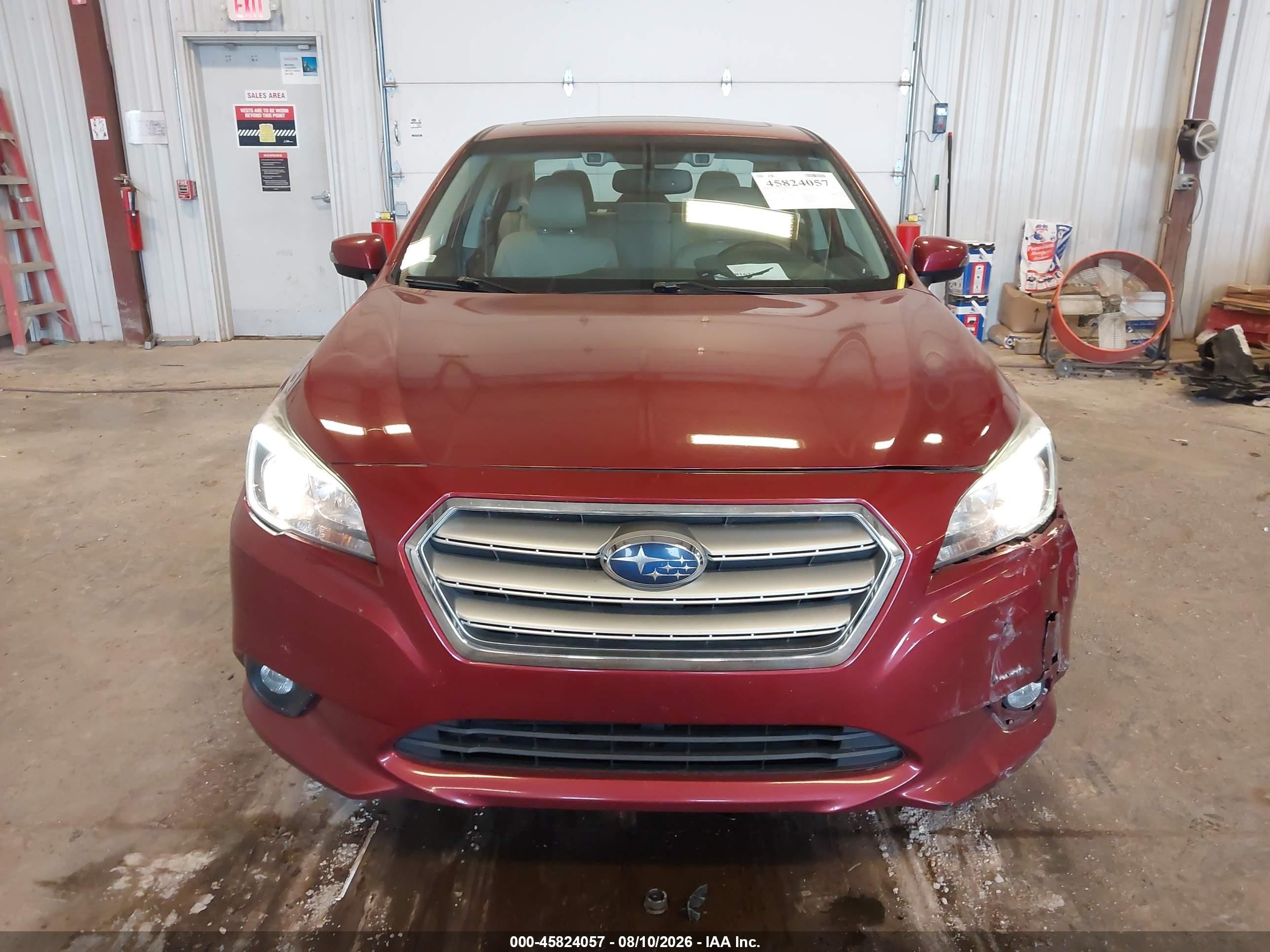2015 Subaru Legacy 2.5i Premium Red vin: 4S3BNBH67F3034443