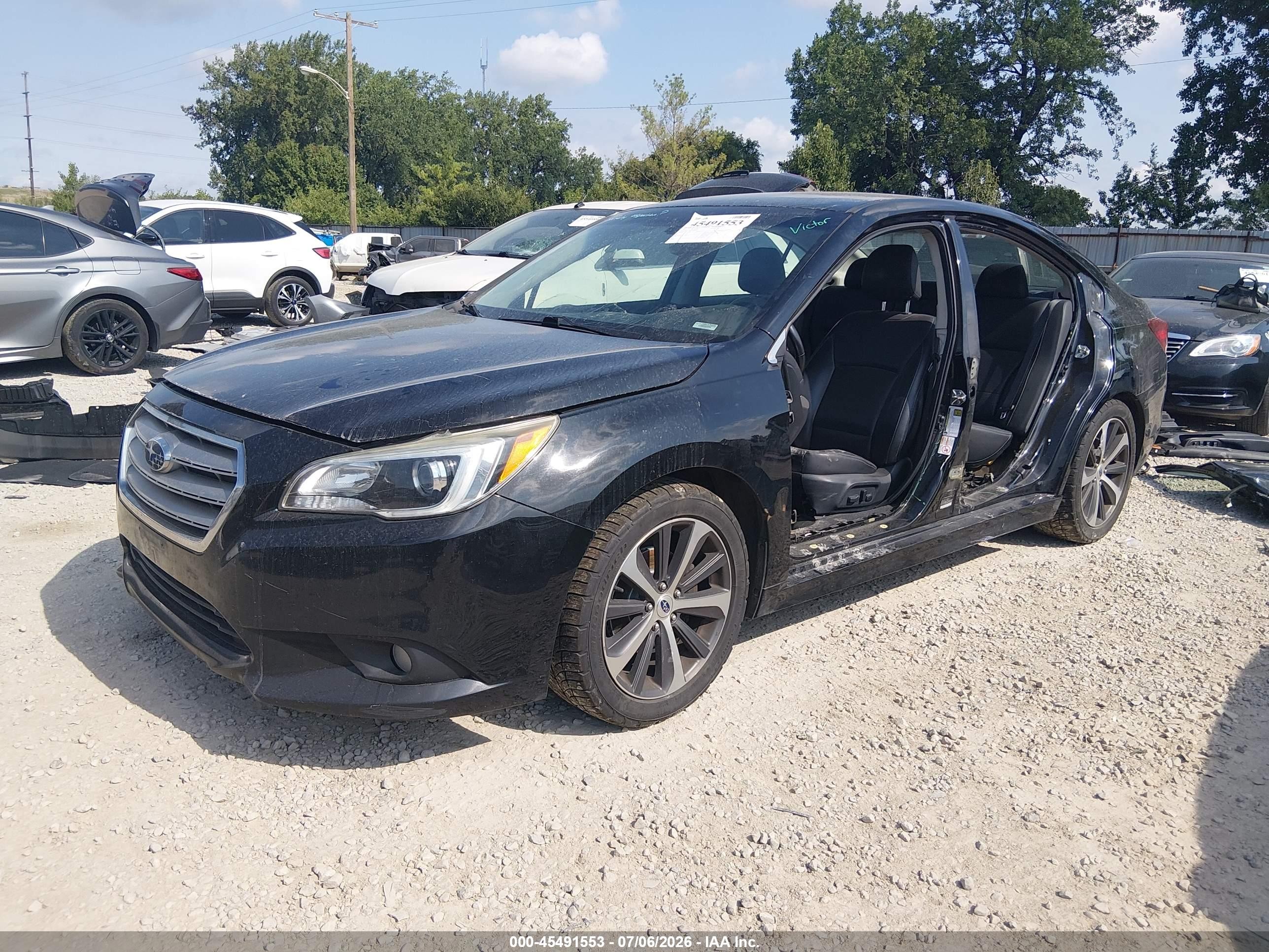 2015 Subaru Legacy 2.5i Limited Black vin: 4S3BNBJ61F3048963