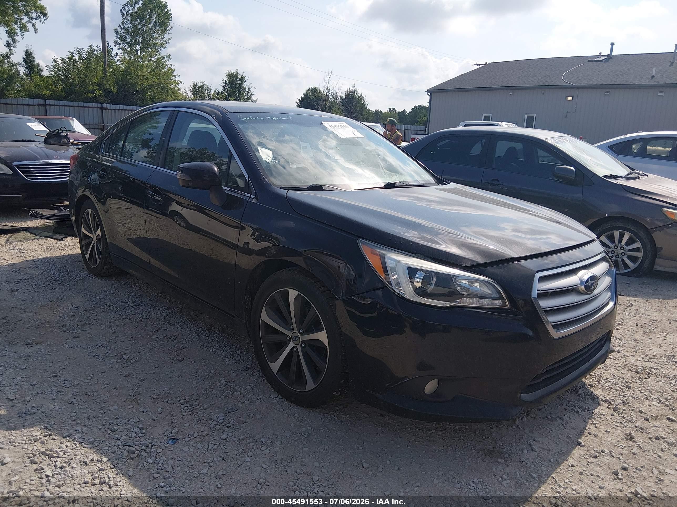 2015 Subaru Legacy 2.5i Limited Black vin: 4S3BNBJ61F3048963