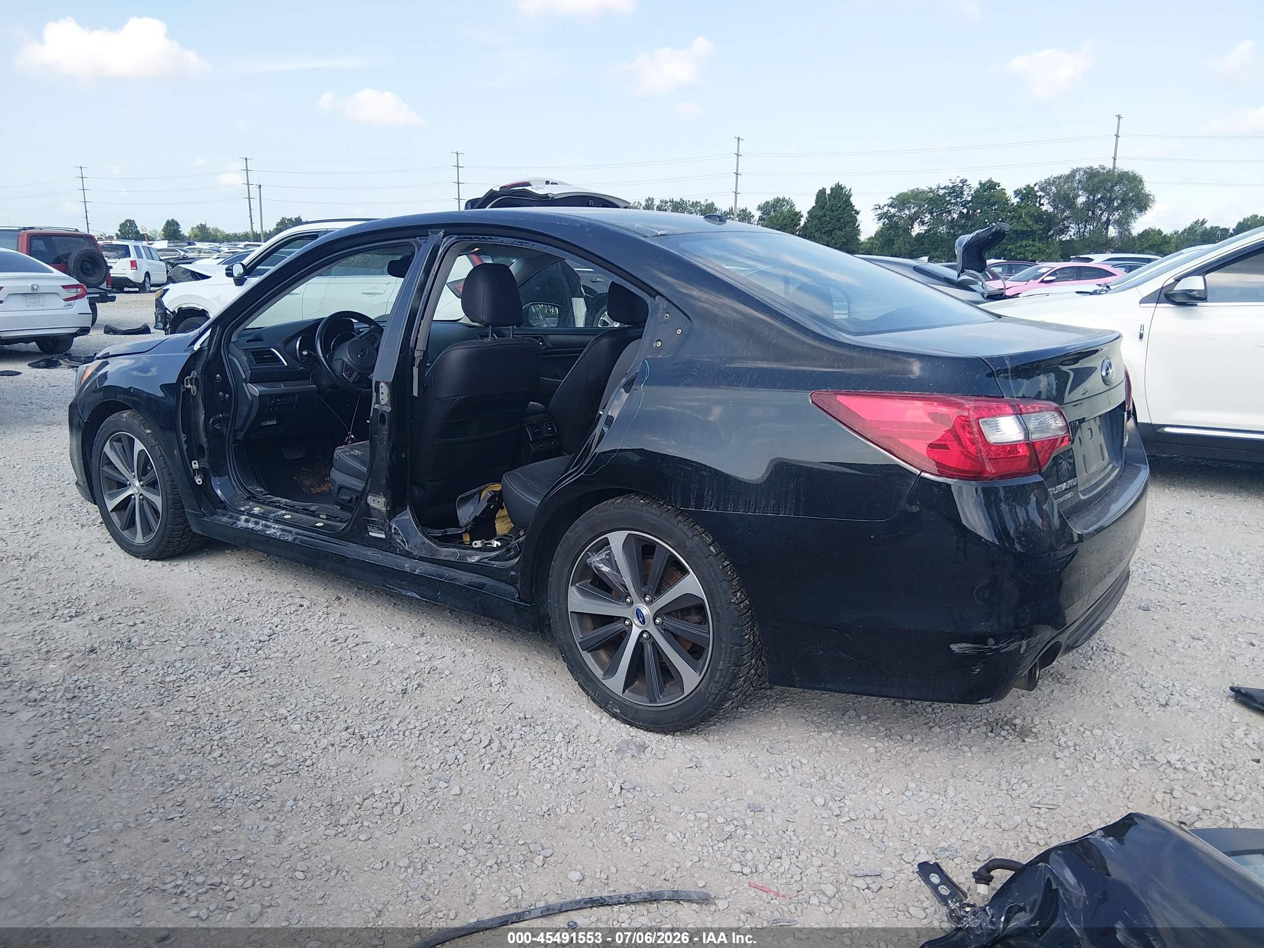 2015 Subaru Legacy 2.5i Limited Black vin: 4S3BNBJ61F3048963