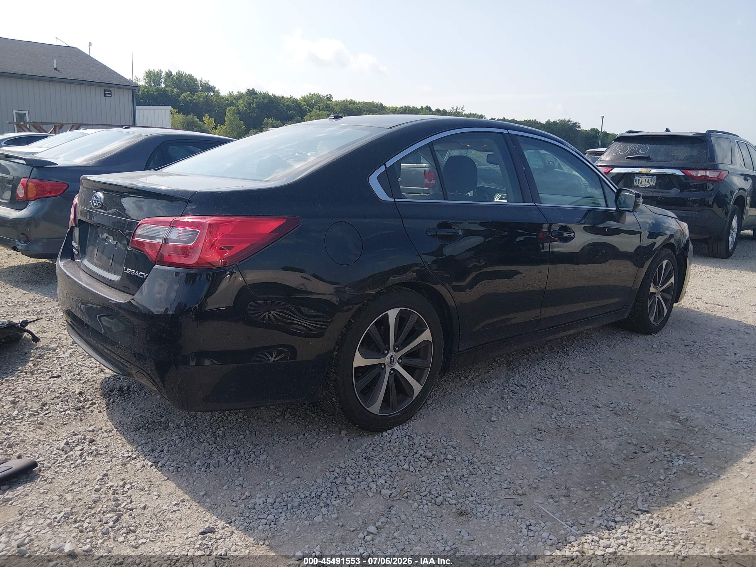 2015 Subaru Legacy 2.5i Limited Black vin: 4S3BNBJ61F3048963