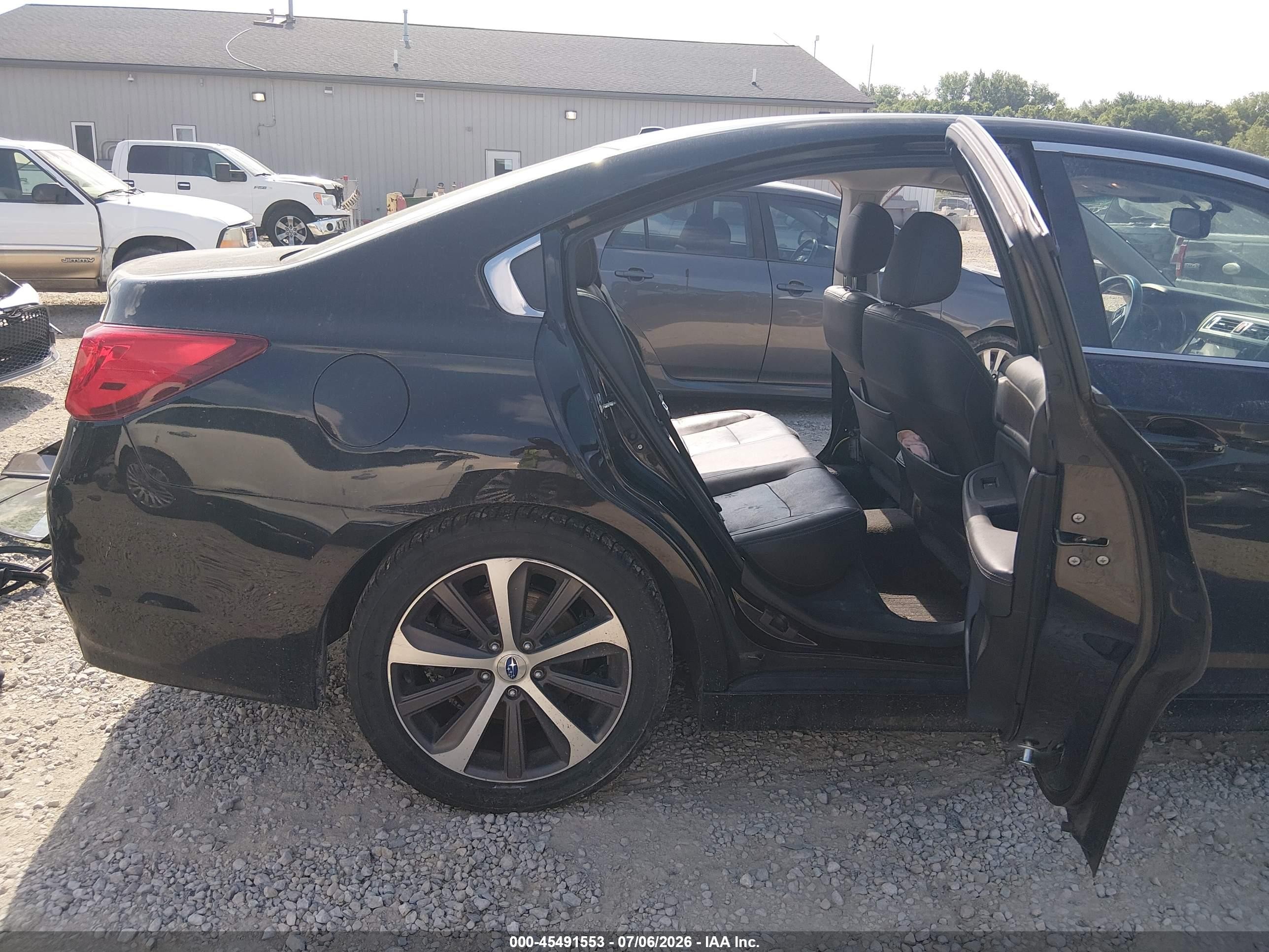 2015 Subaru Legacy 2.5i Limited Black vin: 4S3BNBJ61F3048963