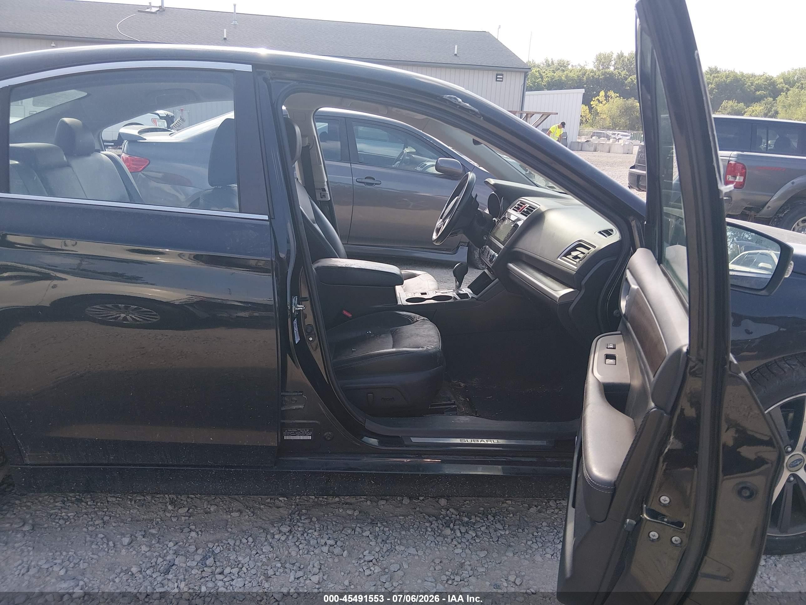 2015 Subaru Legacy 2.5i Limited Black vin: 4S3BNBJ61F3048963