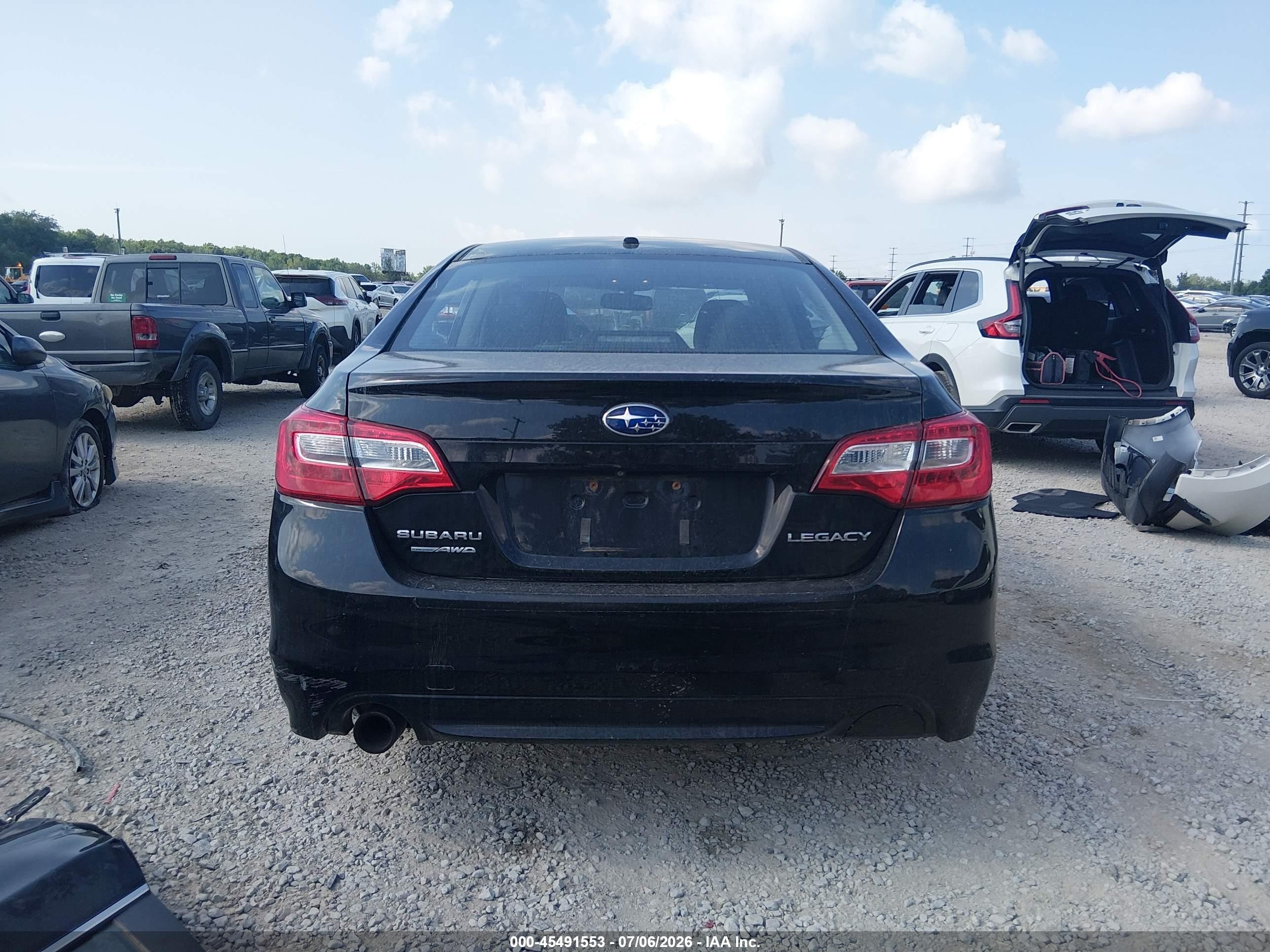 2015 Subaru Legacy 2.5i Limited Black vin: 4S3BNBJ61F3048963