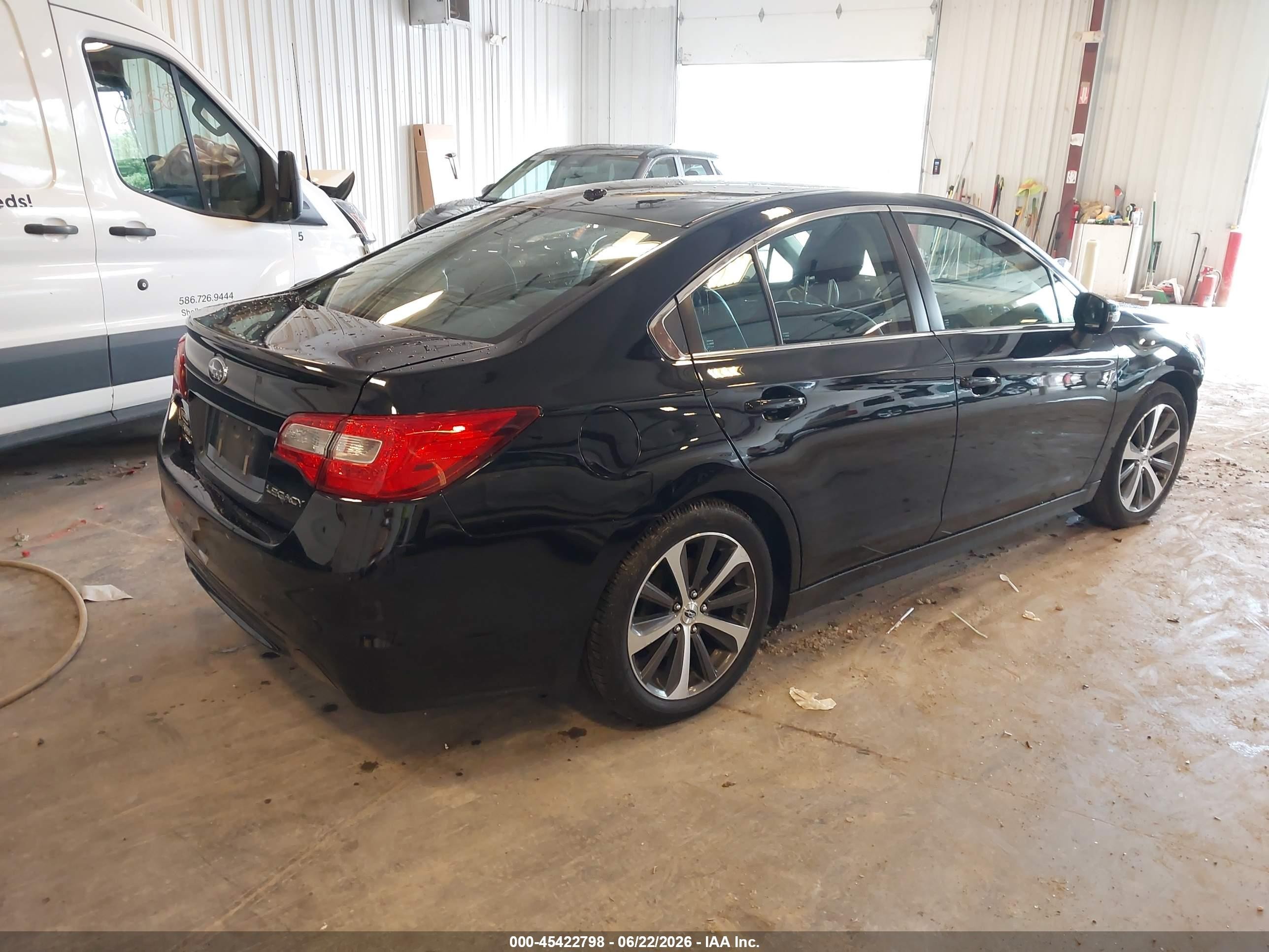 2015 Subaru Legacy 2.5i Limited Black vin: 4S3BNBJ67F3044724