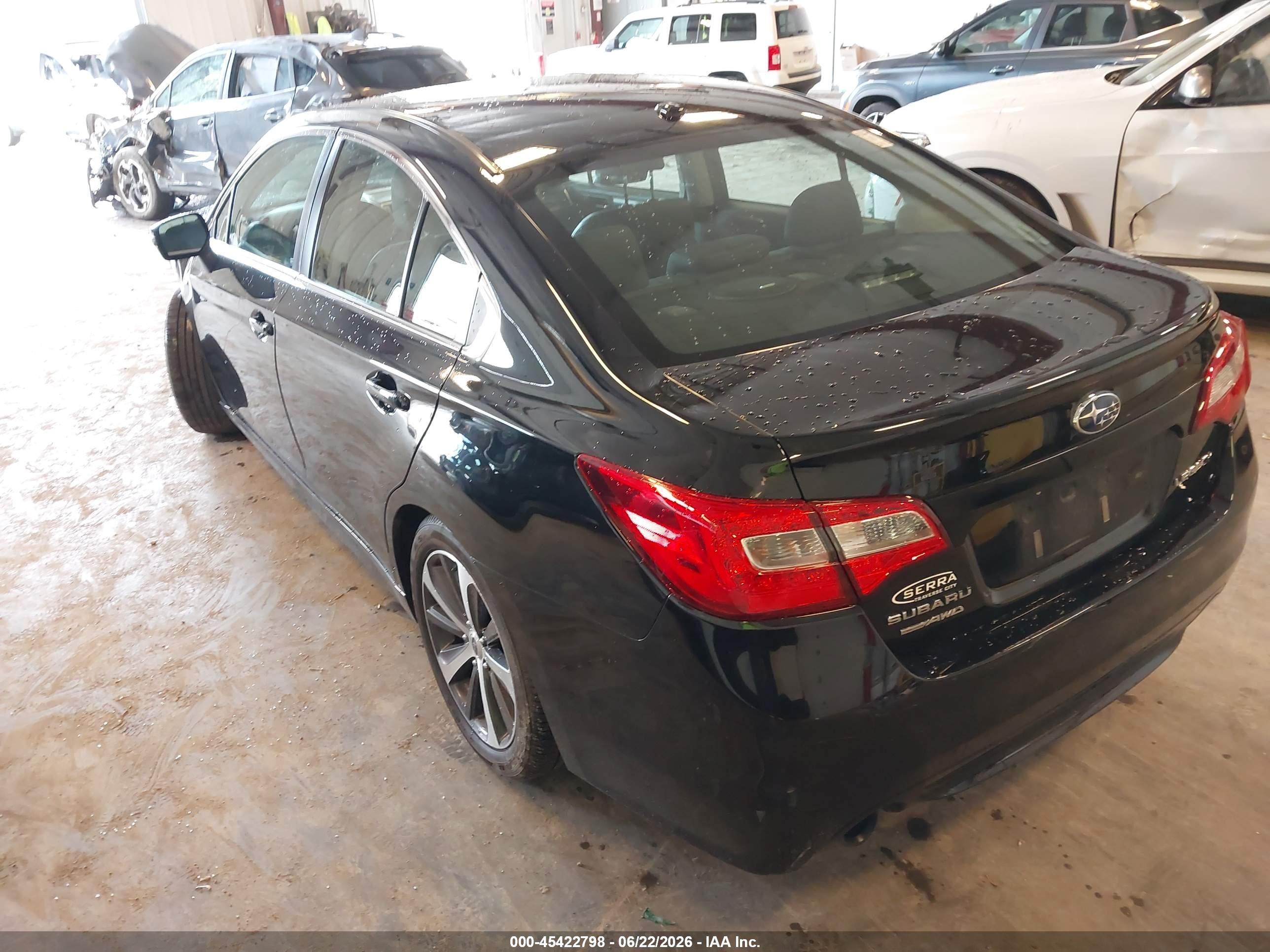 2015 Subaru Legacy 2.5i Limited Black vin: 4S3BNBJ67F3044724