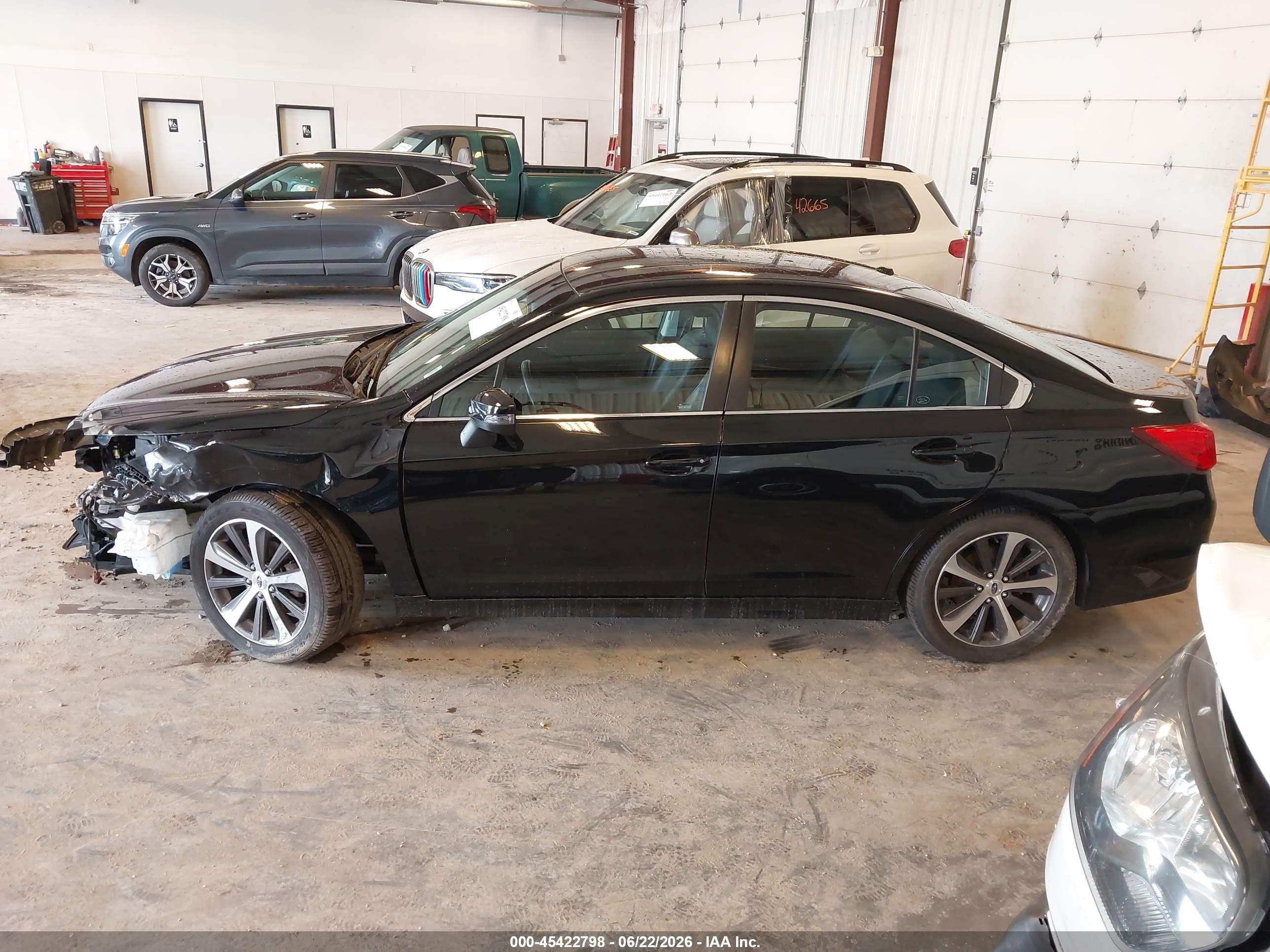 2015 Subaru Legacy 2.5i Limited Black vin: 4S3BNBJ67F3044724