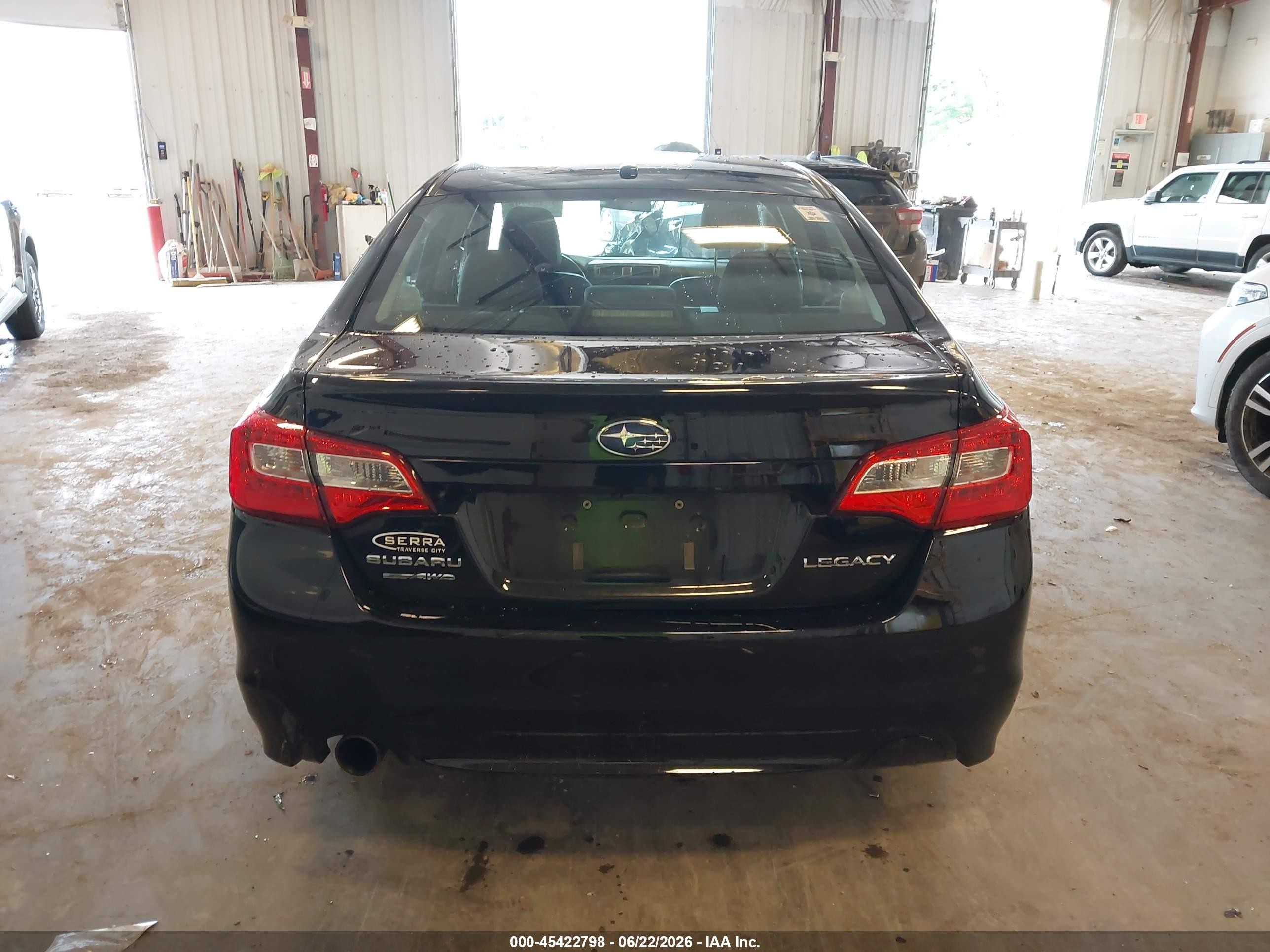 2015 Subaru Legacy 2.5i Limited Black vin: 4S3BNBJ67F3044724