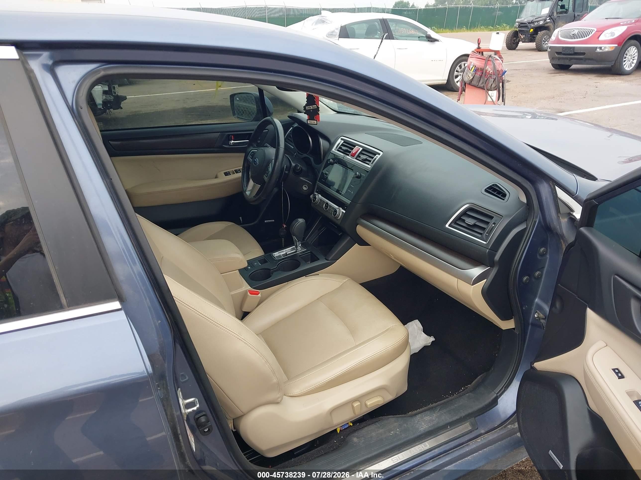 2015 Subaru Legacy 2.5i Limited Blue vin: 4S3BNBJ6XF3035743