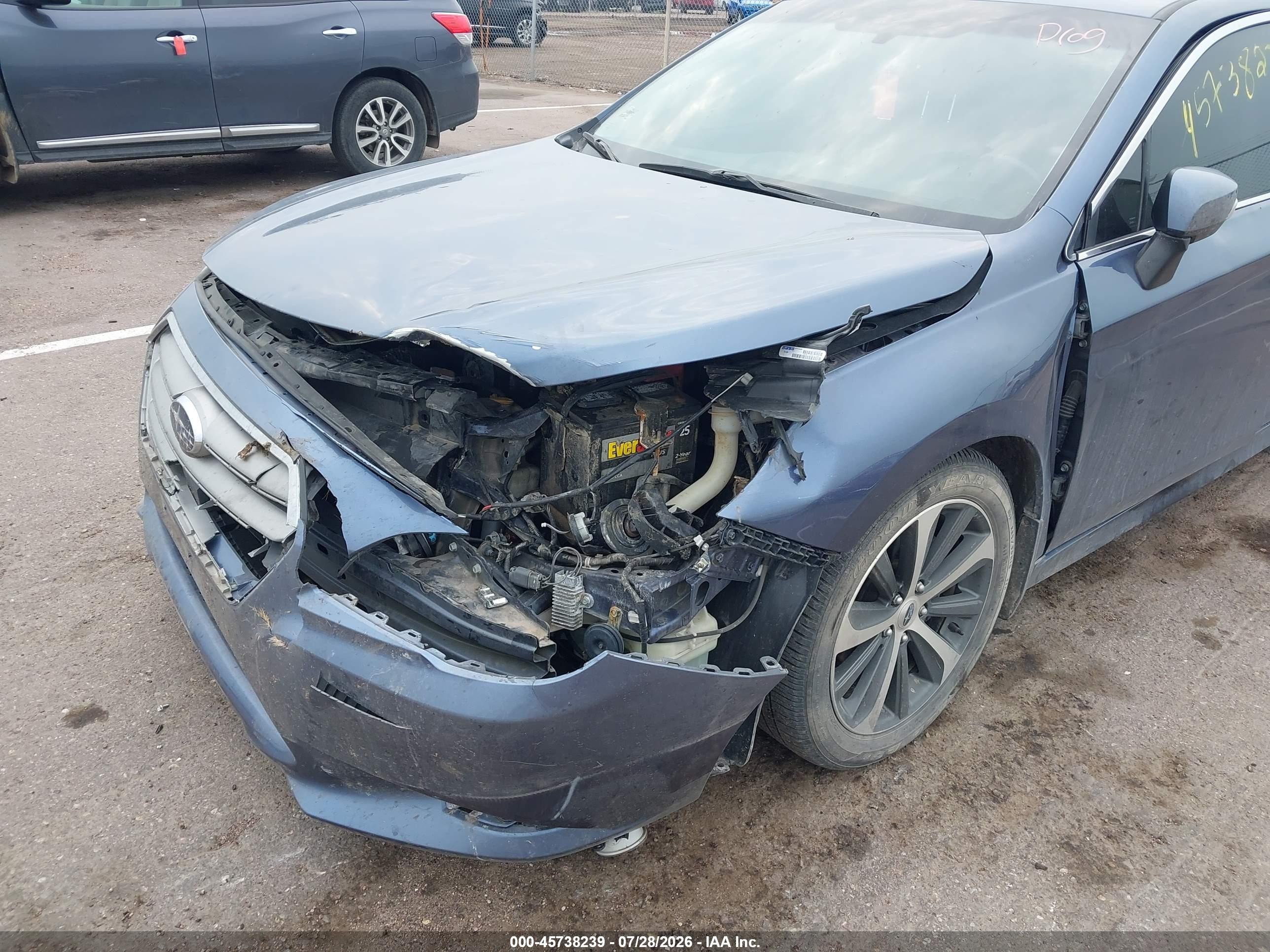 2015 Subaru Legacy 2.5i Limited Blue vin: 4S3BNBJ6XF3035743