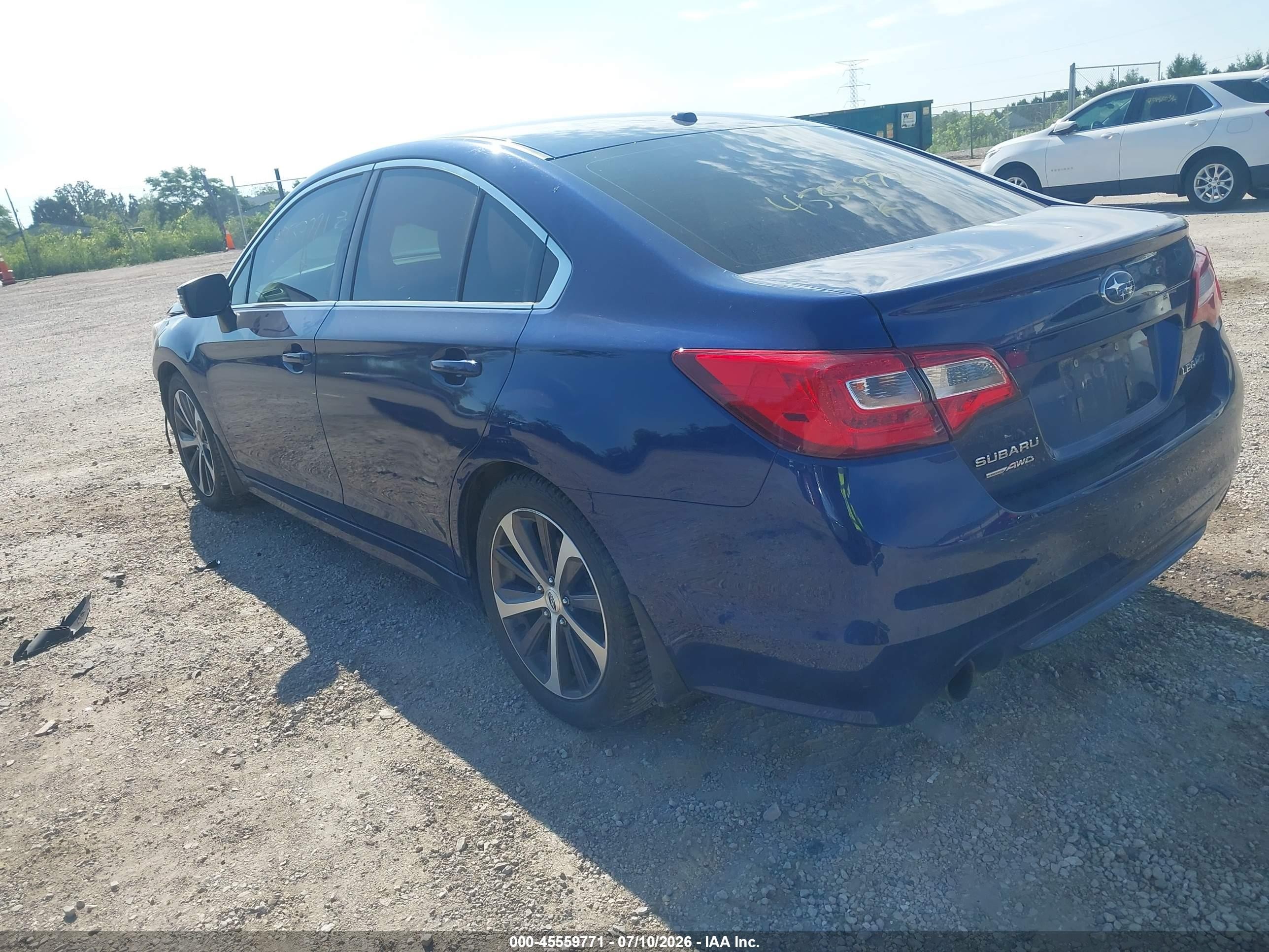 2015 Subaru Legacy 2.5i Limited Синий vin: 4S3BNBL63F3021633