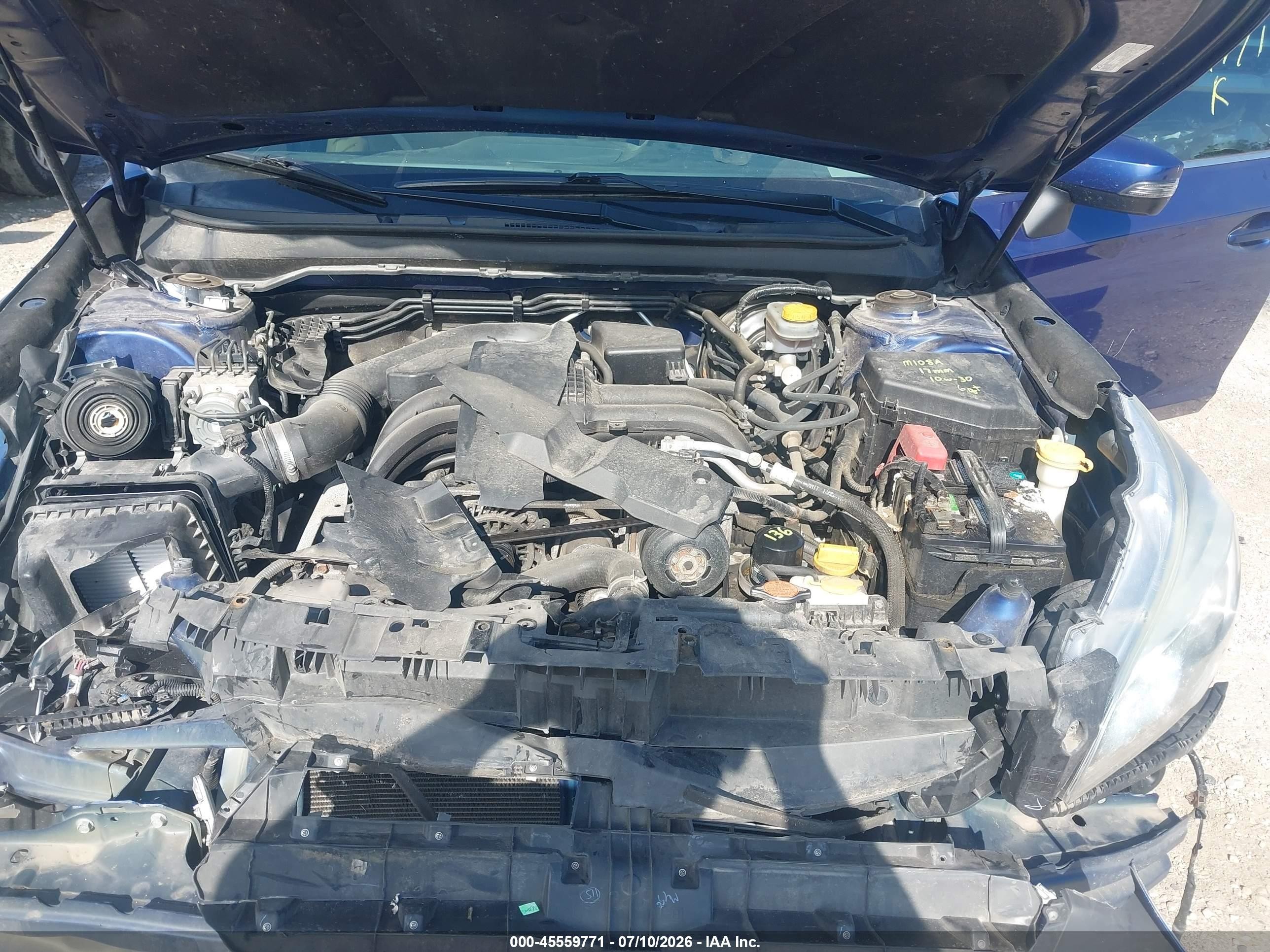 2015 Subaru Legacy 2.5i Limited Синий vin: 4S3BNBL63F3021633