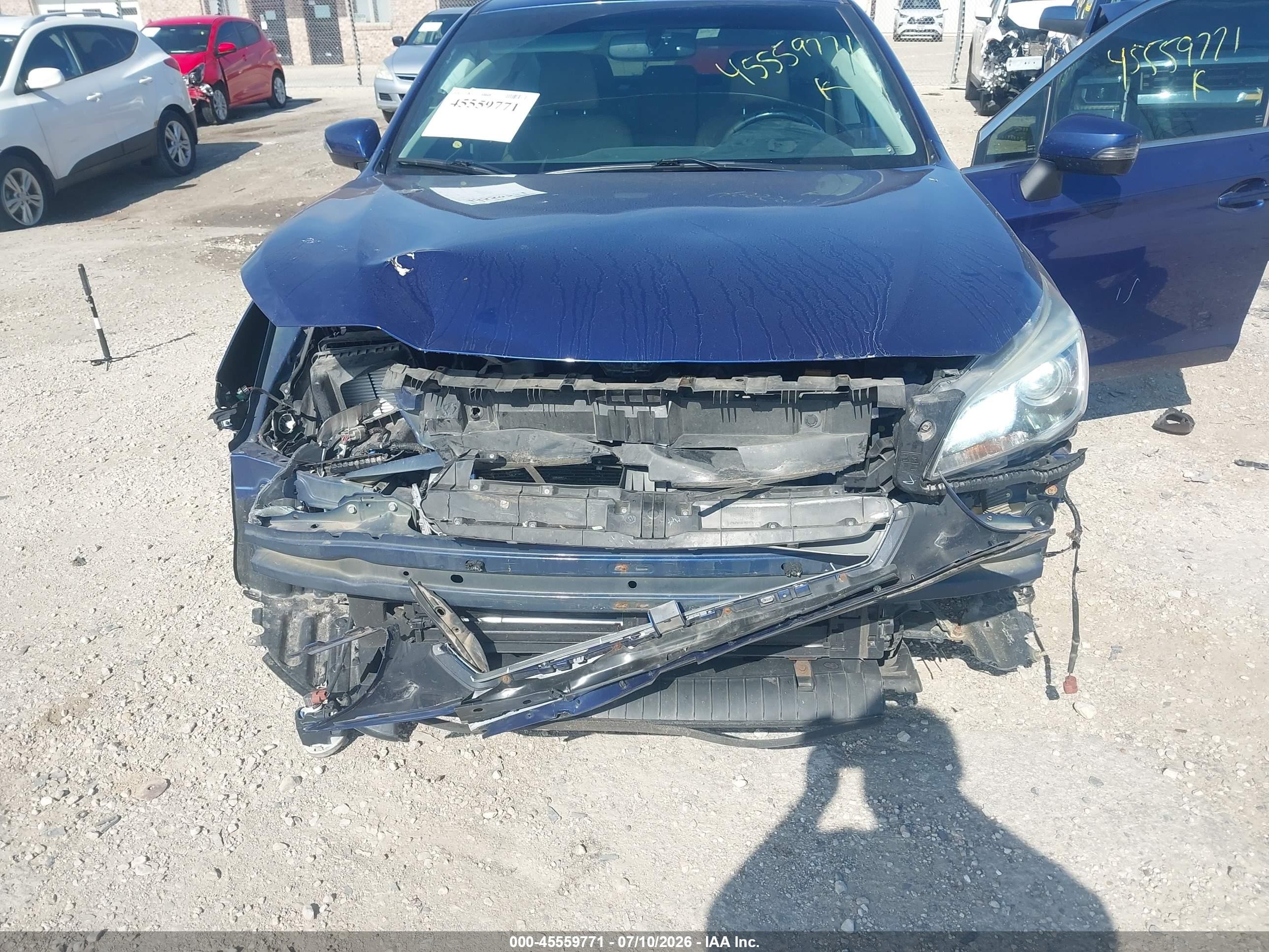 2015 Subaru Legacy 2.5i Limited Синий vin: 4S3BNBL63F3021633